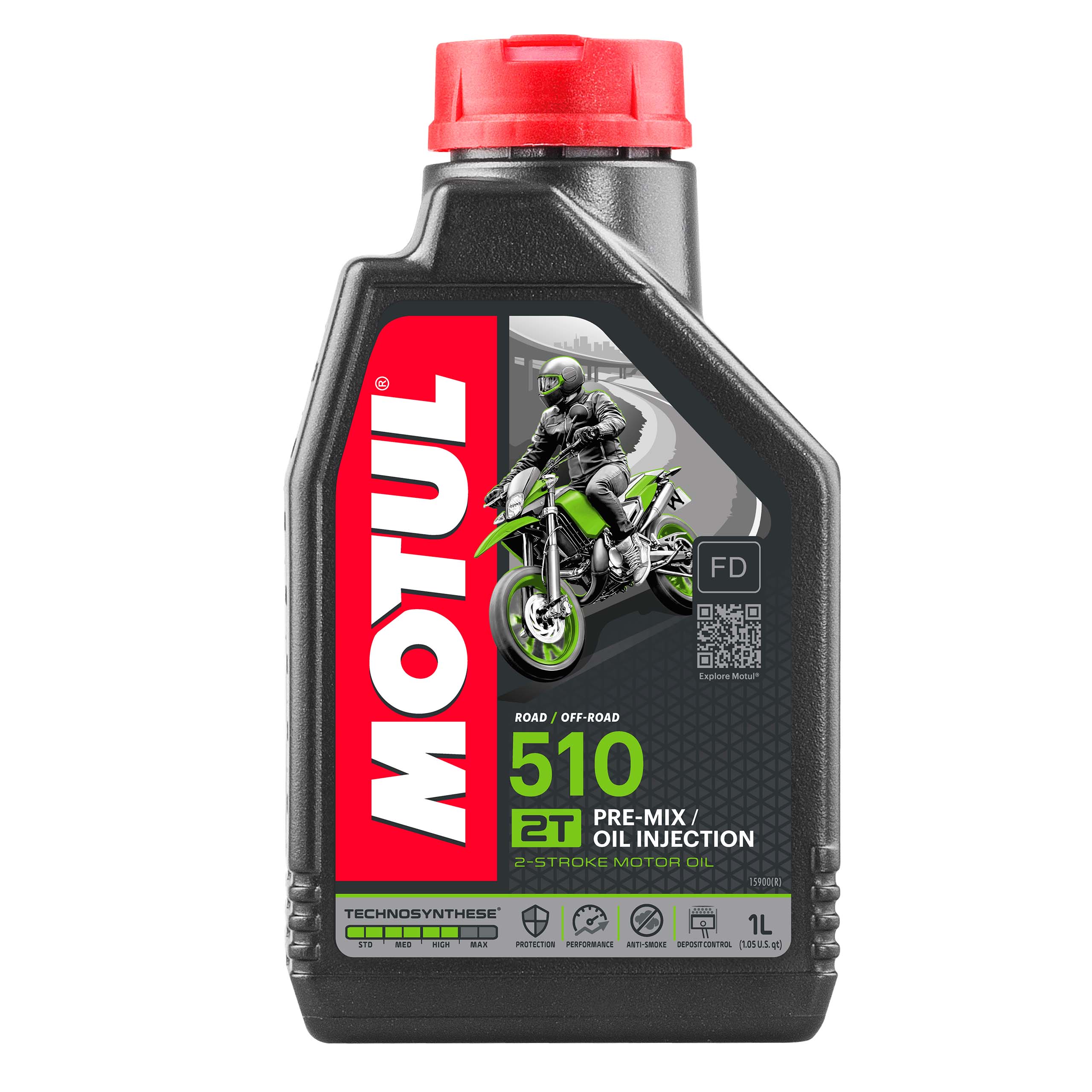 Motul 2-Takt Öl teilsynthetisch 510 2T API TC 1 Liter - Motorradzubehör - Öle & Schmiermittel