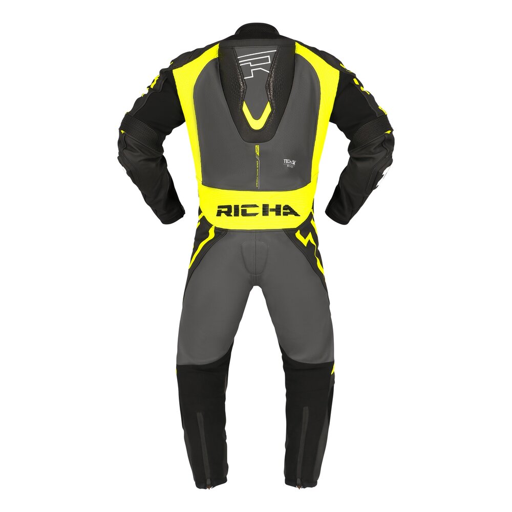 Richa-Stradale GP Lederkombi 1-tlg. gelb/grau 48-0001835999065305