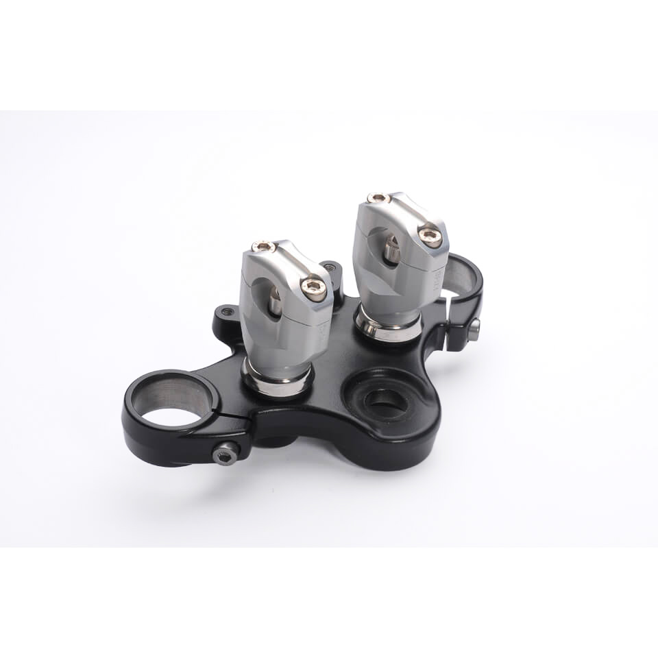 LSL handlebar clamp blocks Ø25.4mm black for Bonneville/T100/Thruxto