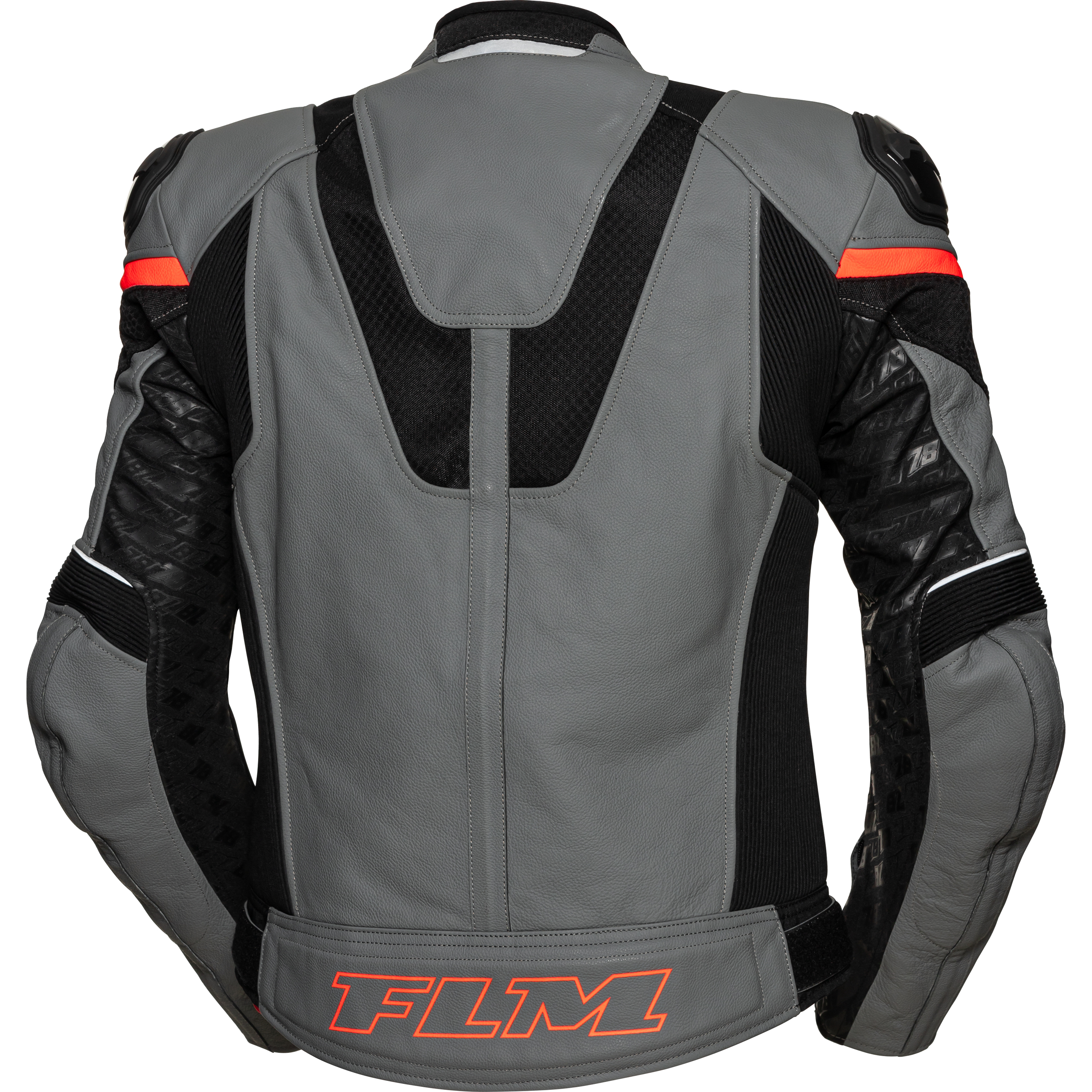 FLM-Mugello Air Leder-/Textiljacke schwarz/rot 54-1006391999002308
