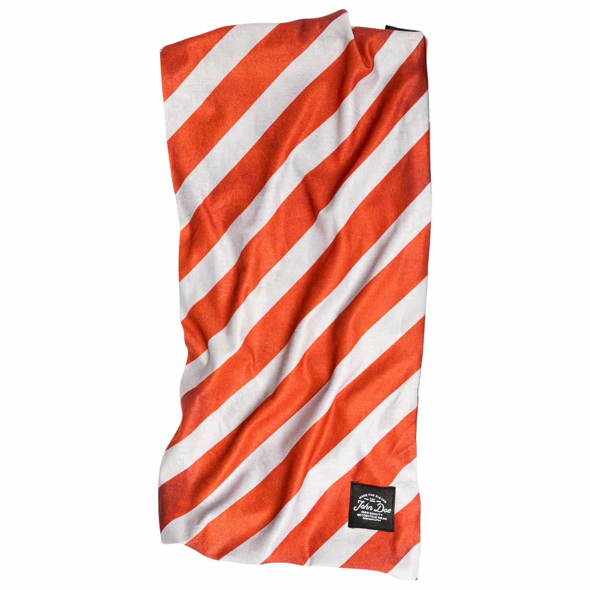 John Doe-Tube Stripes 1 Halstuch rot/weiß-0000500999057