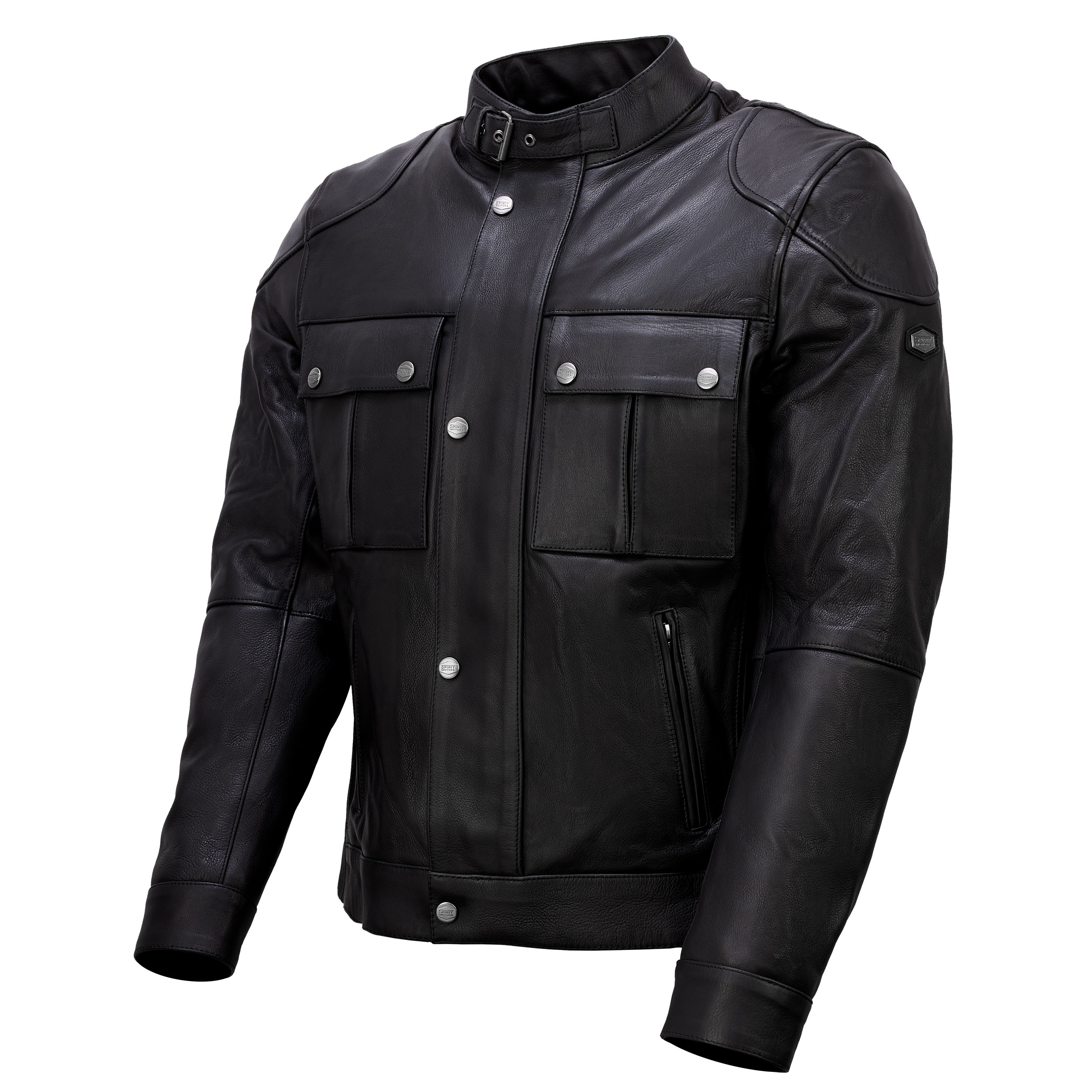 Spirit Motors-Cole Biker Lederjacke-0001664999001013