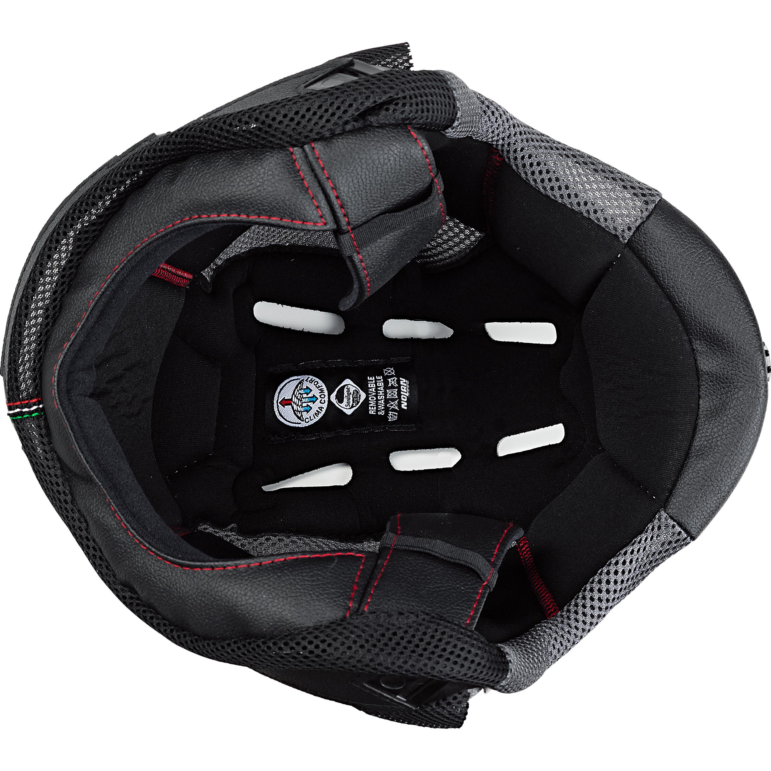 Nolan Innenpolster N21 schwarz/rot S - Helme & Brillen - Lifestyle Helme & Brillen