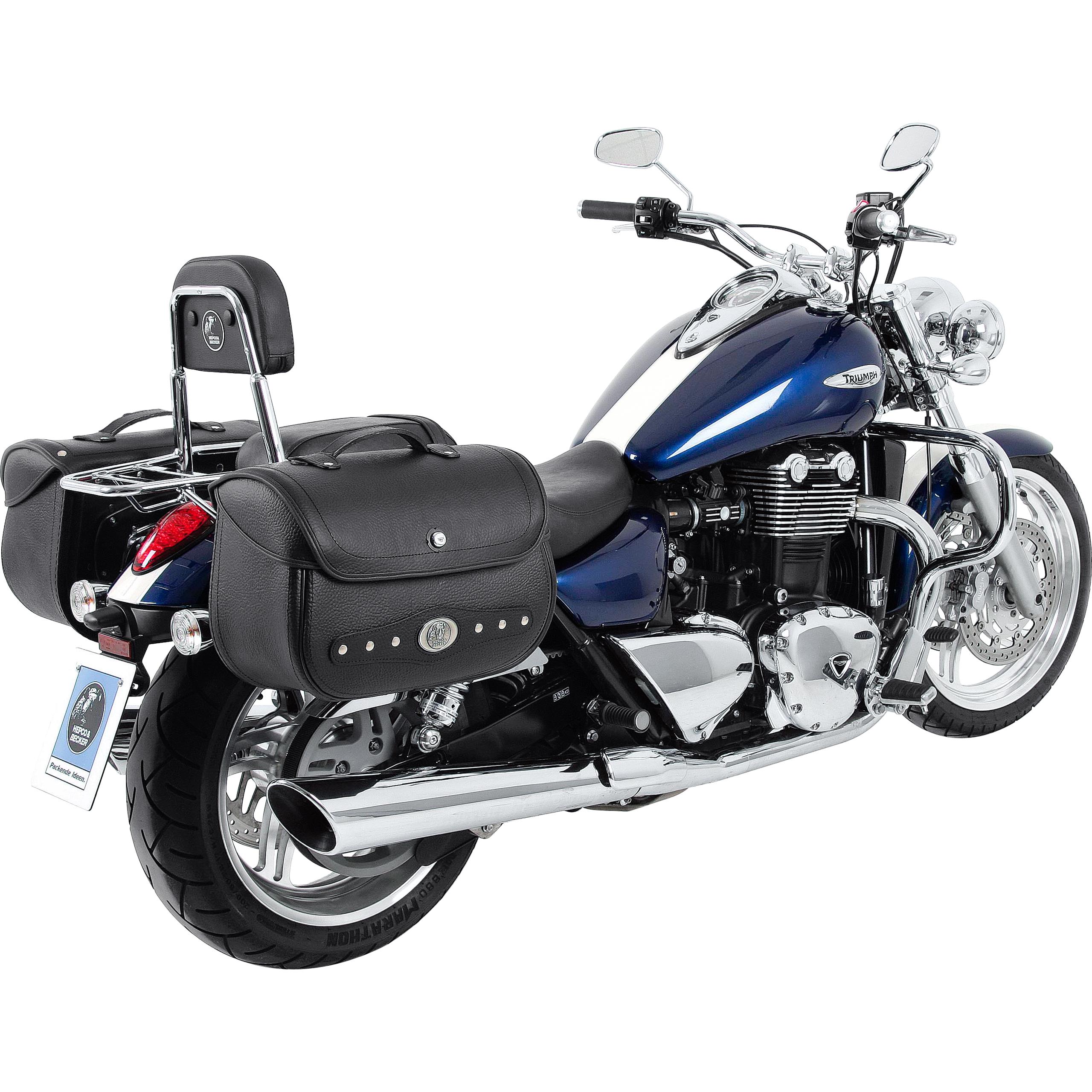 Hepco & Becker Ledersatteltaschen Nevada für C-Bow Paar 56 Liter - Motorradzubehör - Motorradgepäck
