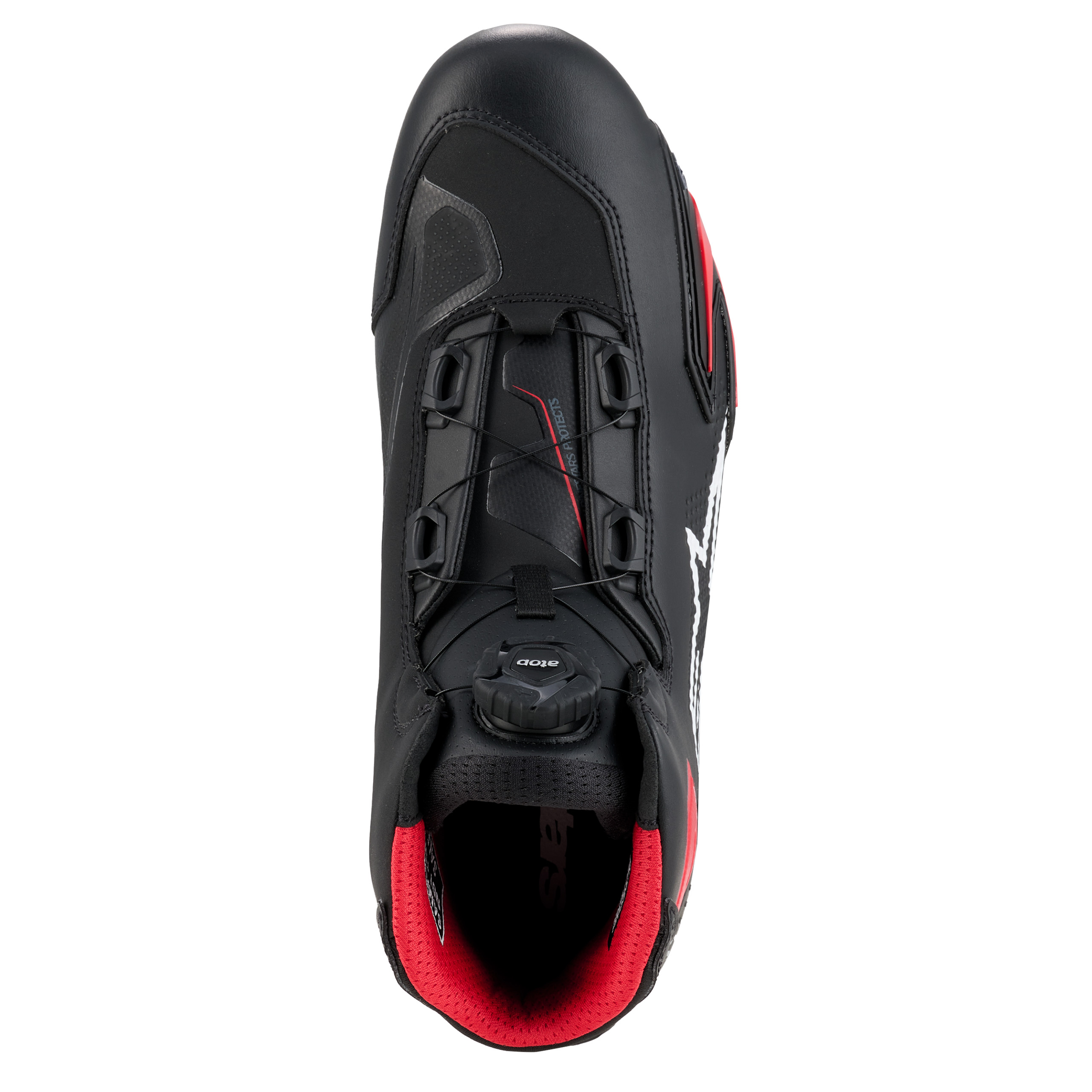 Alpinestars-Celer Riding Schuh schwarz/leuchtrot 39-0001709999127739