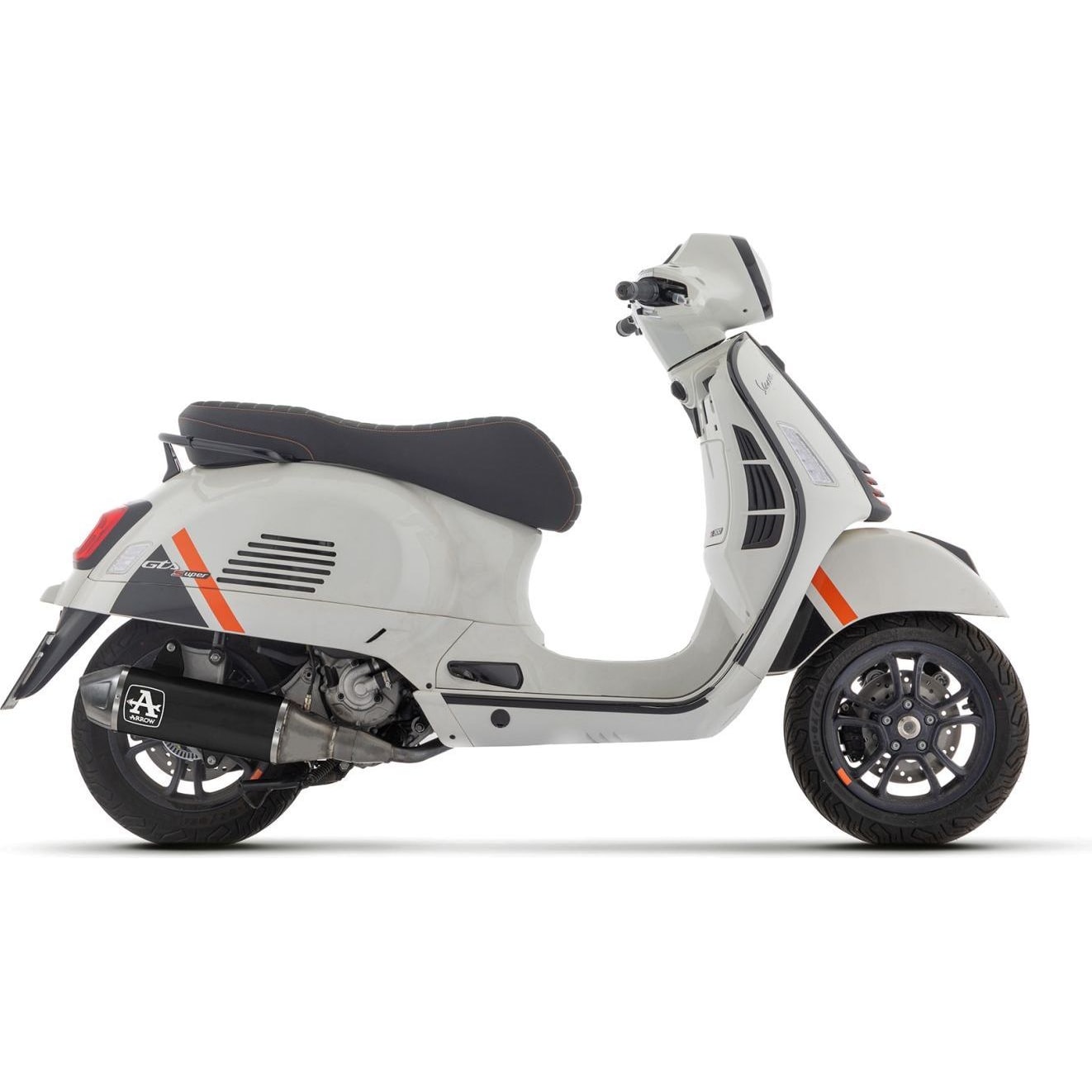 Arrow Exhaust Auspuff Urban 53551AN 1-1 schwarz für Vespa GTS 310 - Motorradteile & Ersatzteile - Auspuff