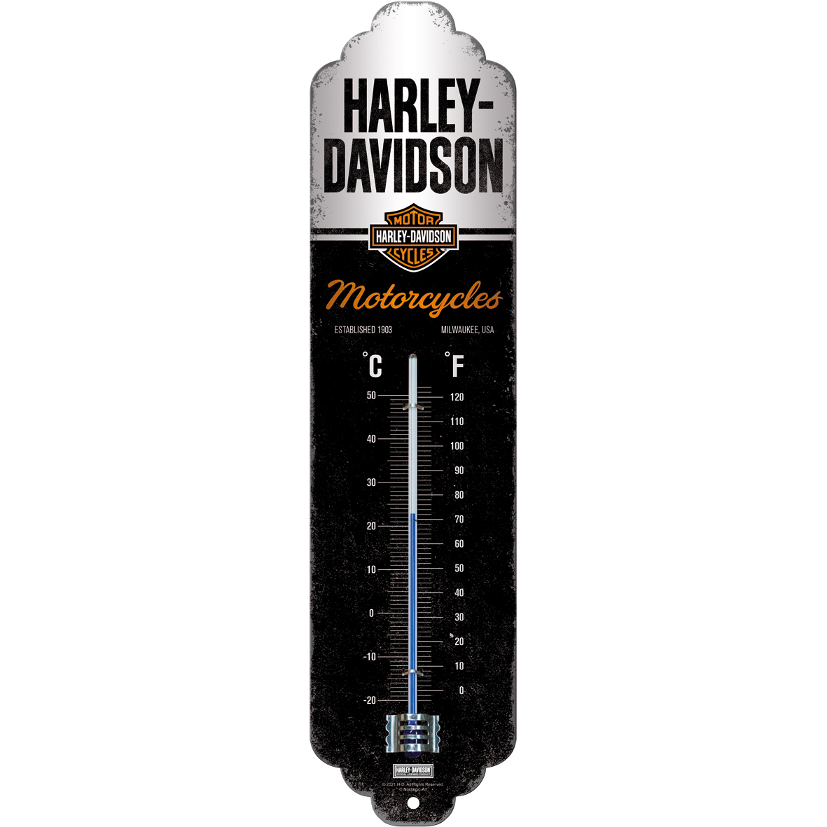 Nostalgic-Art-Thermometer Harley-Davidson - Motorcycles-5743171223000217