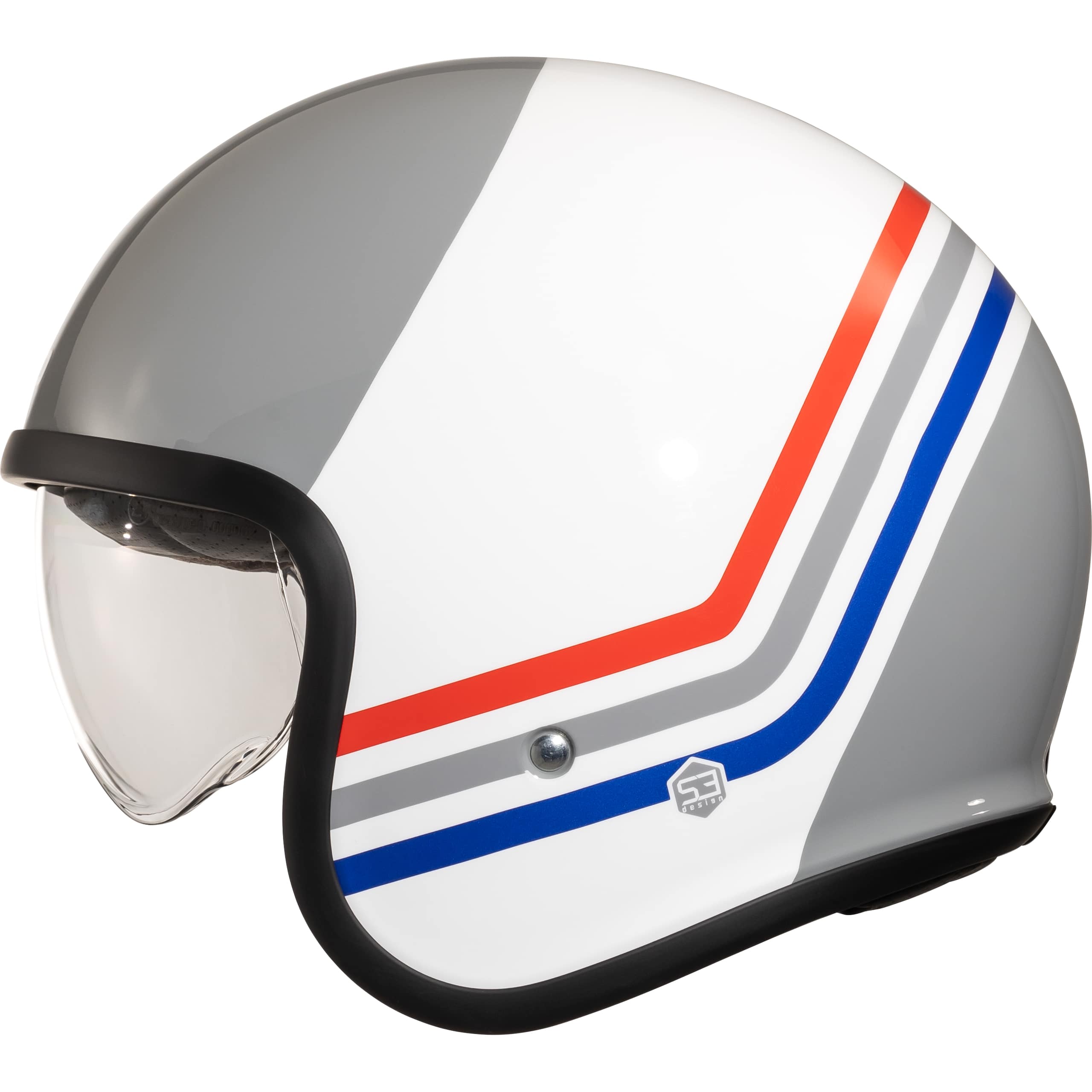 Nexo-Jethelm Urban Style II Weiß / Rot / Blau Dekor #24-4905601999066