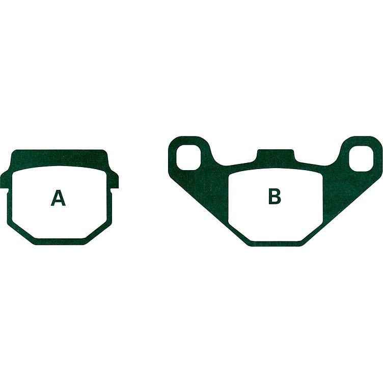 Hi-Q Bremsbeläge organisch FA083TT 47,5/85x37/42,5x9/7mm - Motorradteile & Ersatzteile - Bremsen