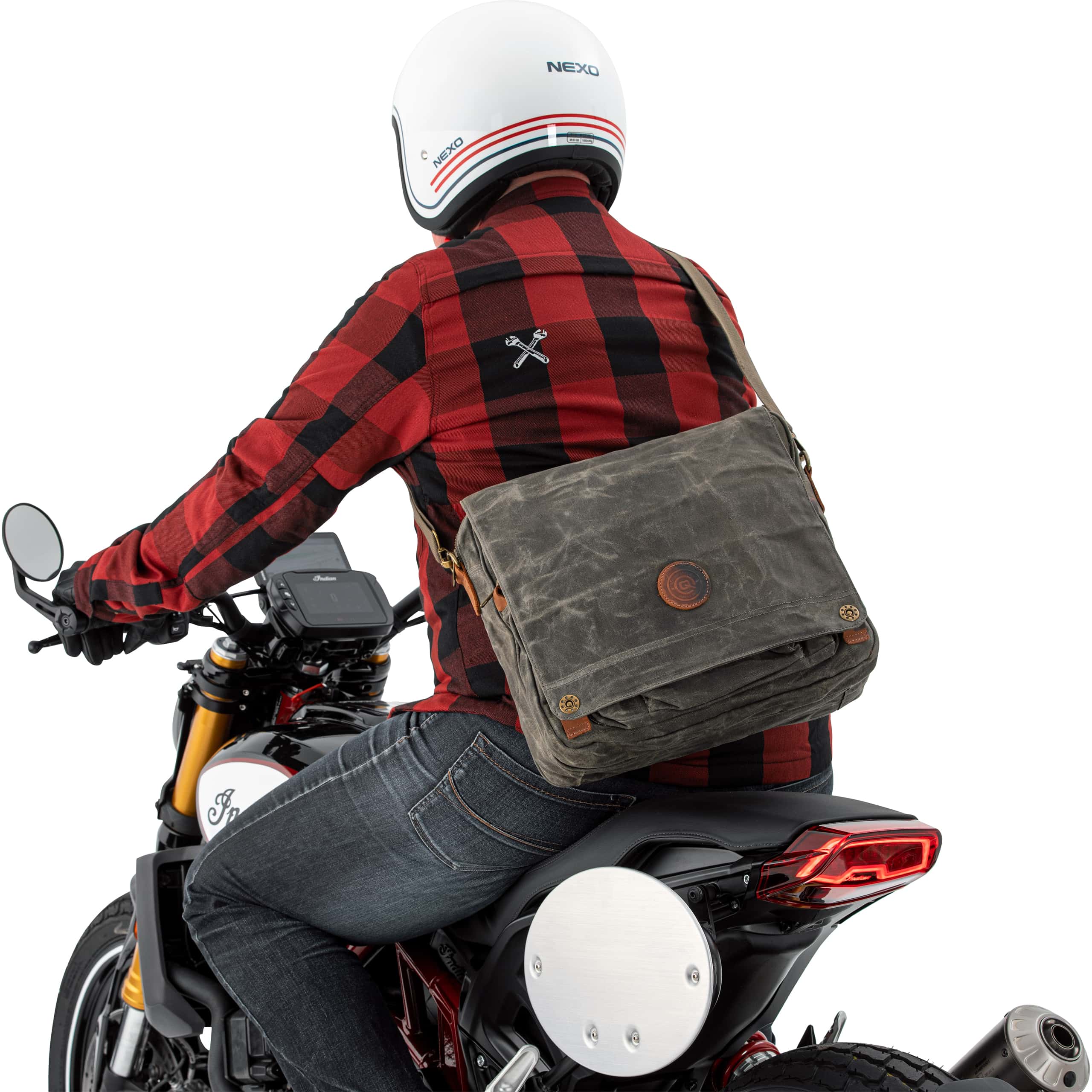 QBag-Messengerbag Canvas Retro 18 Liter Stauraum-5711841220001253