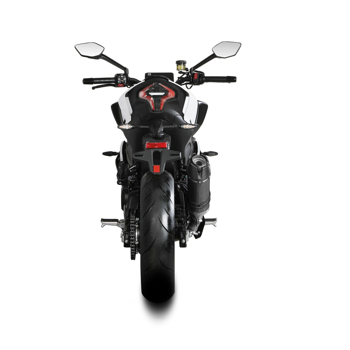MIVV-Auspuff AK-1 schwarz für CF Moto 450 NK-0002168003000000