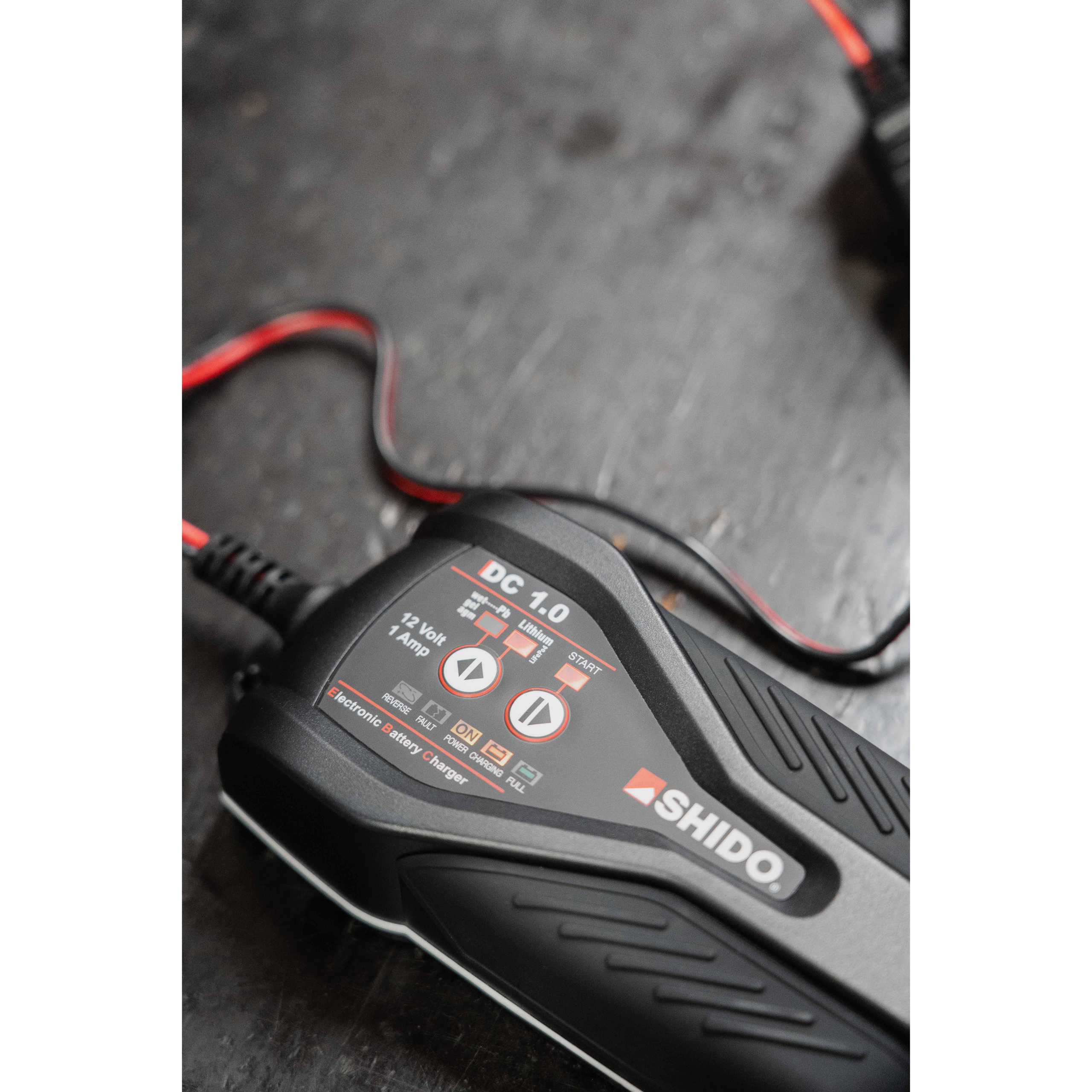 Shido-Batterieladegerät Dual Canbus 1A schwarz für Lithium+Säure-5750071184001050