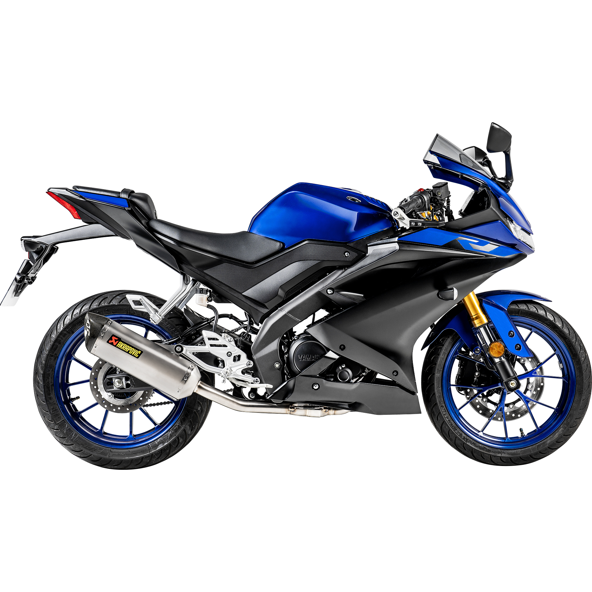Akrapovic-Auspuff Komplettanlage 1-1 oK Titan für MT/YZF R 125 19-20-5738011000030160