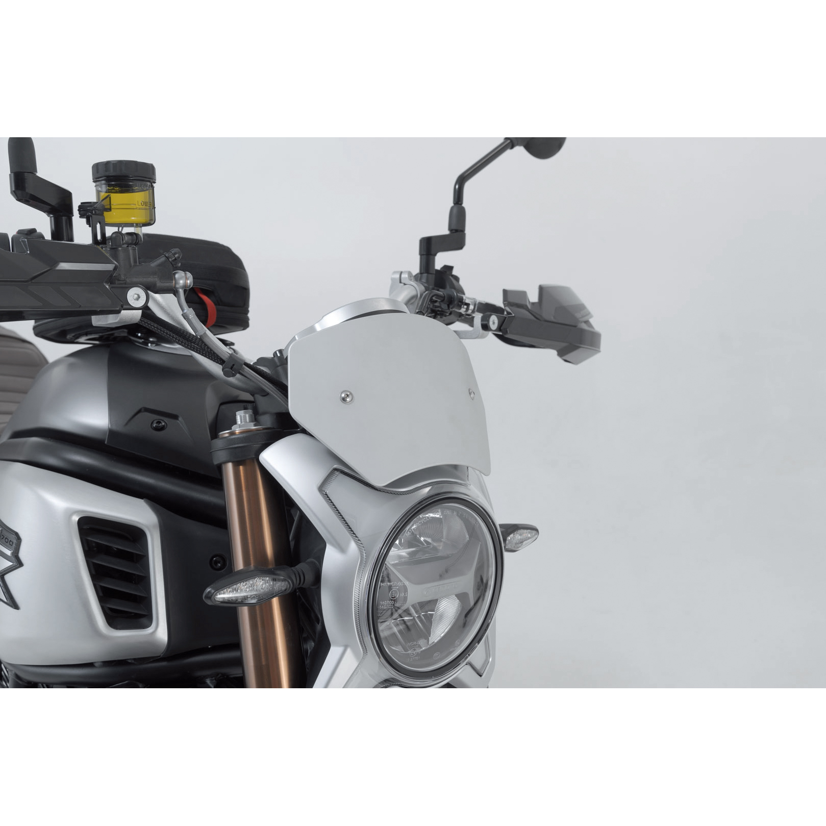 SW-MOTECH Windschild Alu silber für CF Moto CL-X 700 Heritage - Motorradteile & Ersatzteile - Anbauteile