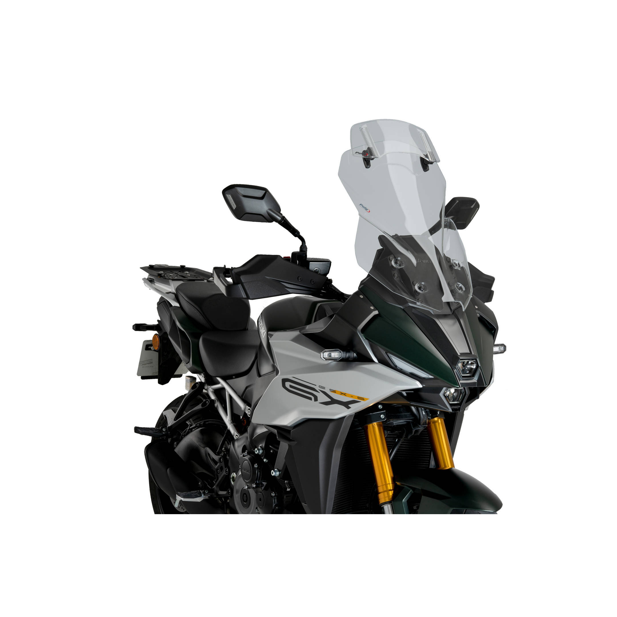 Puig Tourenscheibe mit Aufsatzspoiler getönt für GSX-S 1000 GX - Motorradteile & Ersatzteile - Verkleidungen & Abdeckungen