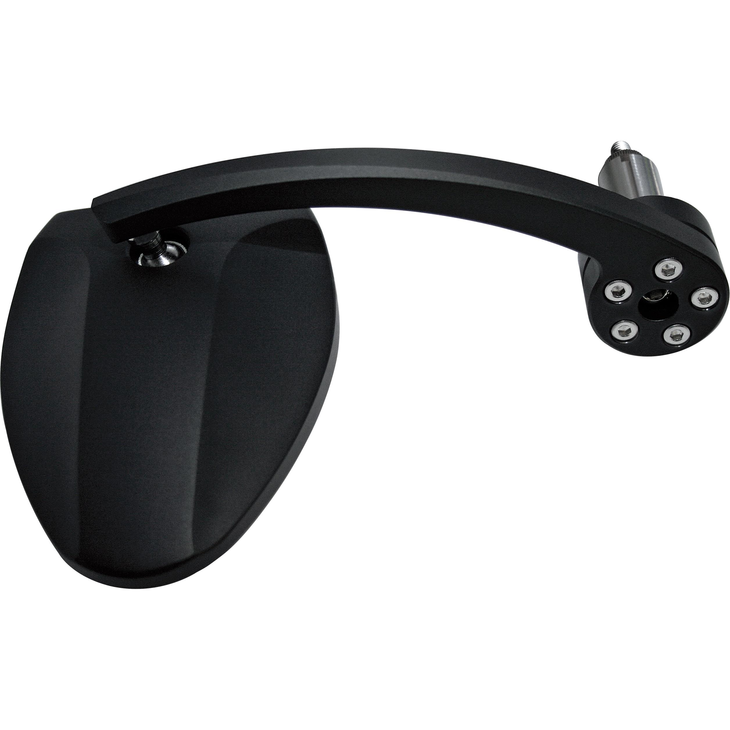 Highsider Lenkerendenspiegel für 12-22mm Ferrara 2 Evo Alu schwarz - Motorradteile & Ersatzteile - Motorradspiegel