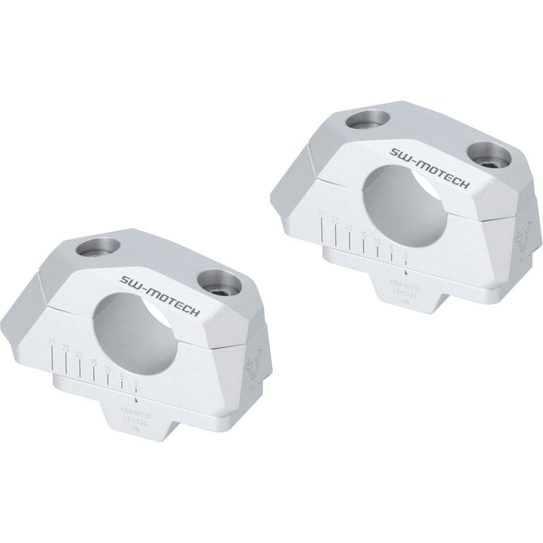 SW-MOTECH Lenkerverlegung variabel für Ø28mm silber - Motorradteile & Ersatzteile - Lenker, Griffe & Hebel