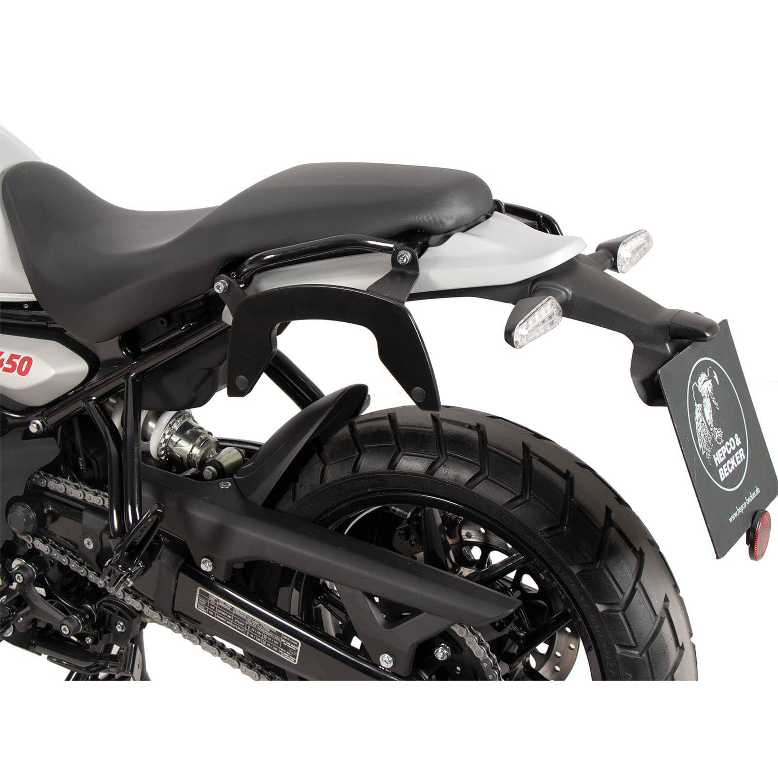 Hepco & Becker Seitentaschenhalter C-Bow schwarz für Royal Enfield Guerilla - Motorradzubehör - Motorradgepäck