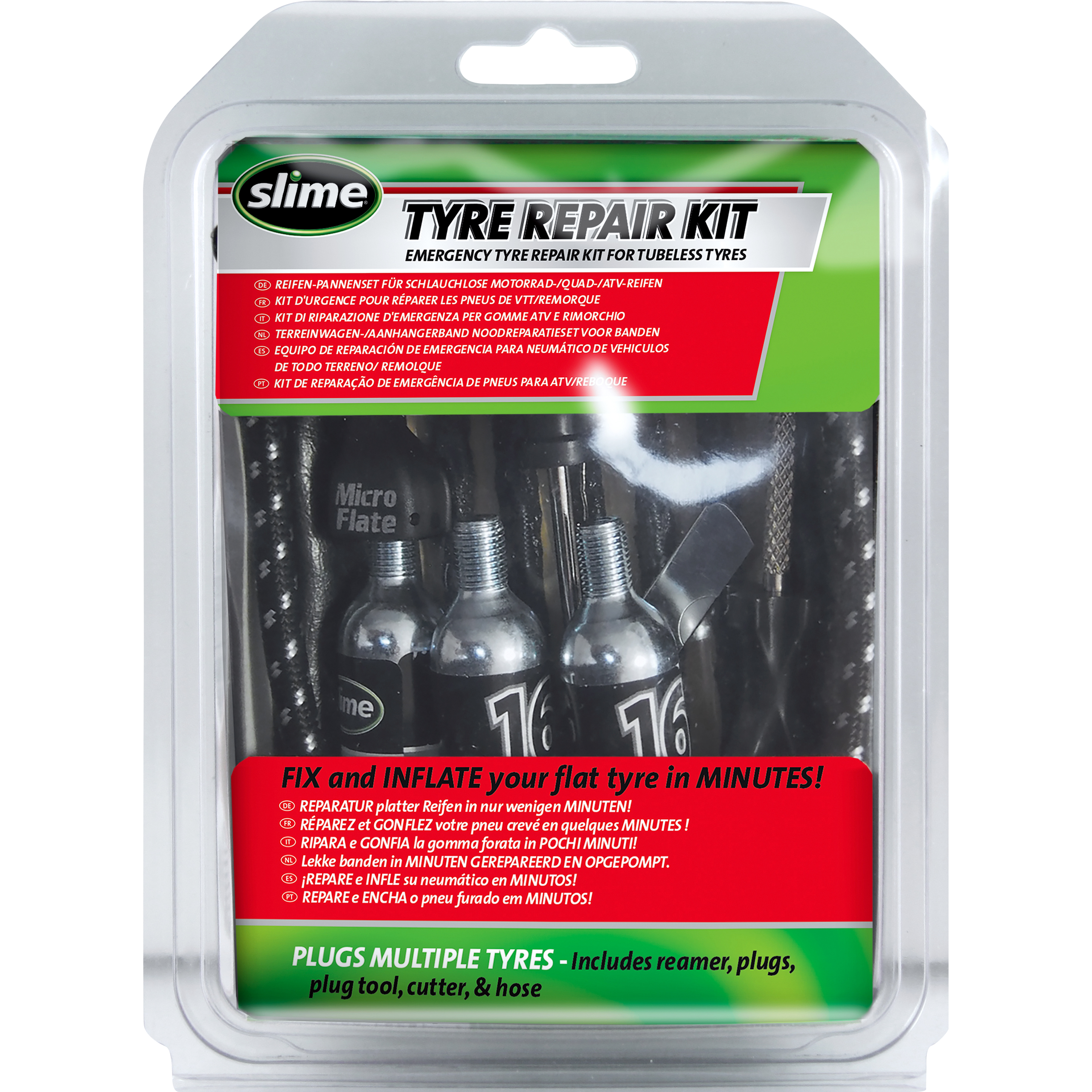 Slime-Reifen Pannenset groß für schlauchlose Reifen-5708171232000214