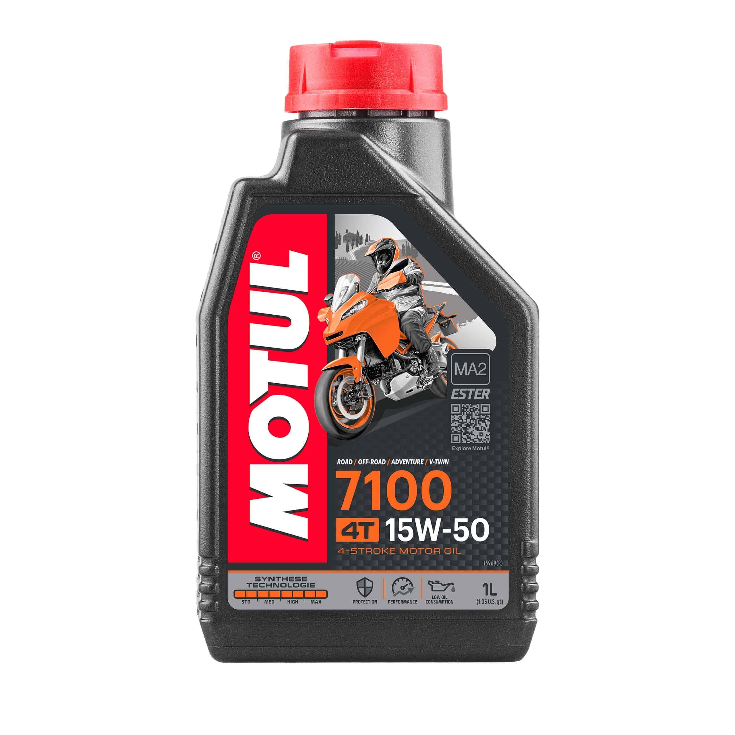 Motul-Motoröl vollsynthetisch 7100 4T 15W50-0000032319000059