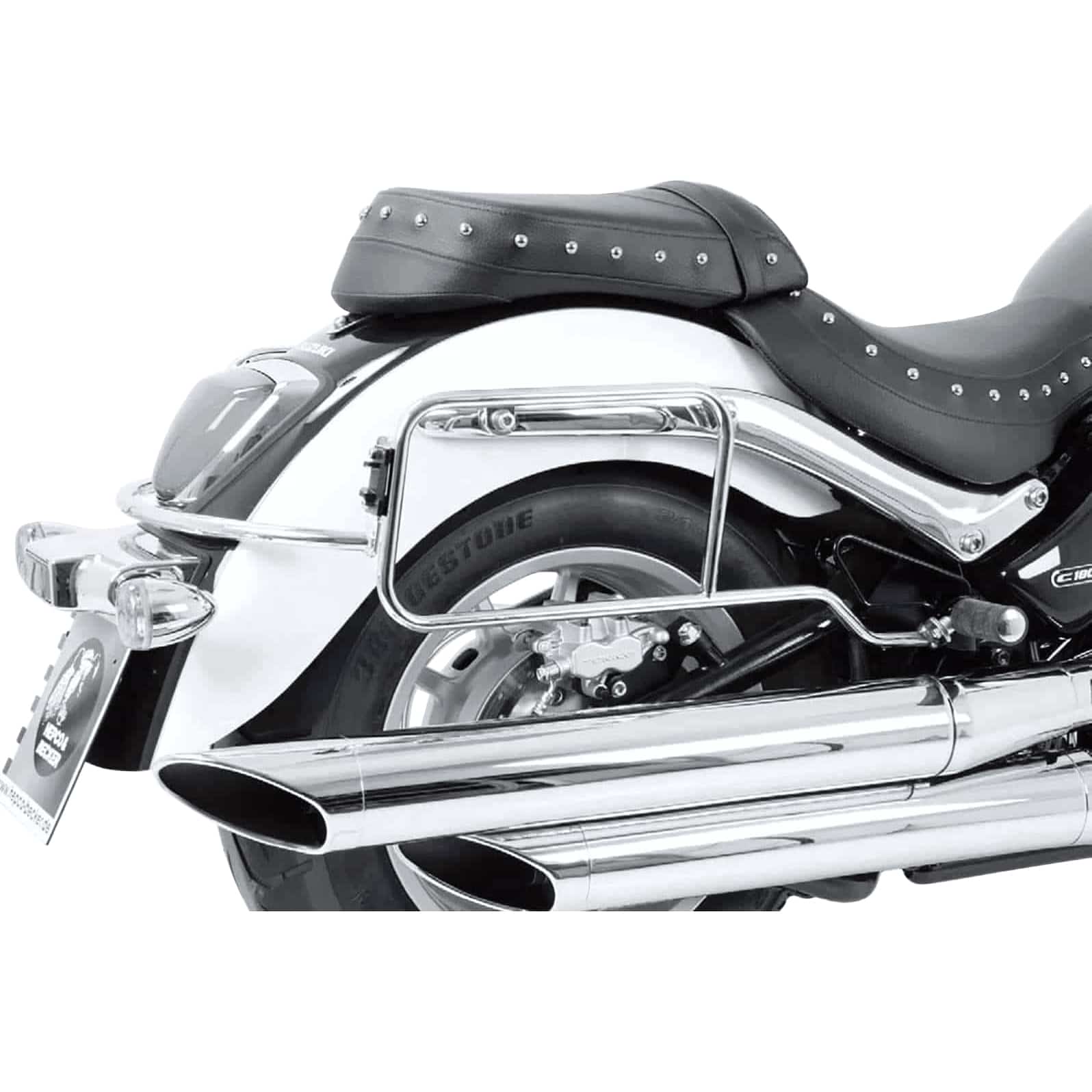 Hepco & Becker Seitenkofferträger chrom für C 1800 R Intruder 2011-2013 - Motorradzubehör - Motorradgepäck