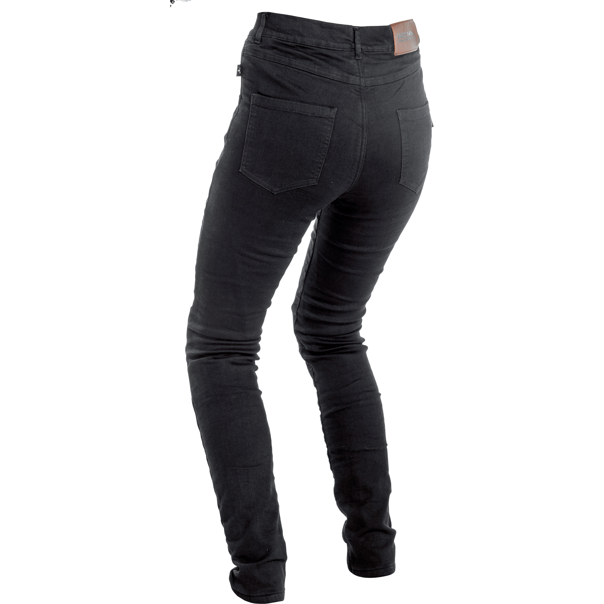 Richa-Jeggings Damen Textilhose kurz schwarz 42-2110971999001408