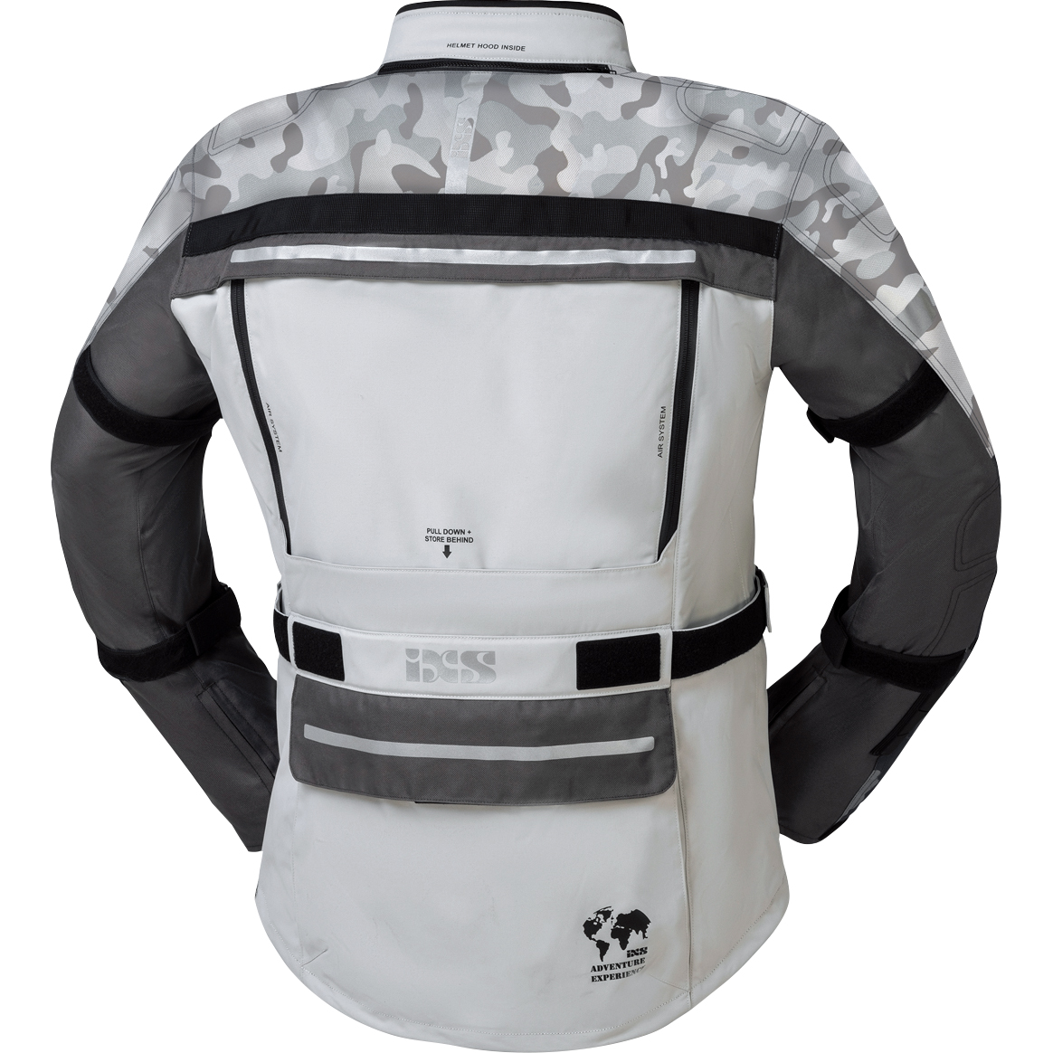 IXS-Tour Montevideo Air 3.0 Textiljacke grau/grün L-2019551999012010