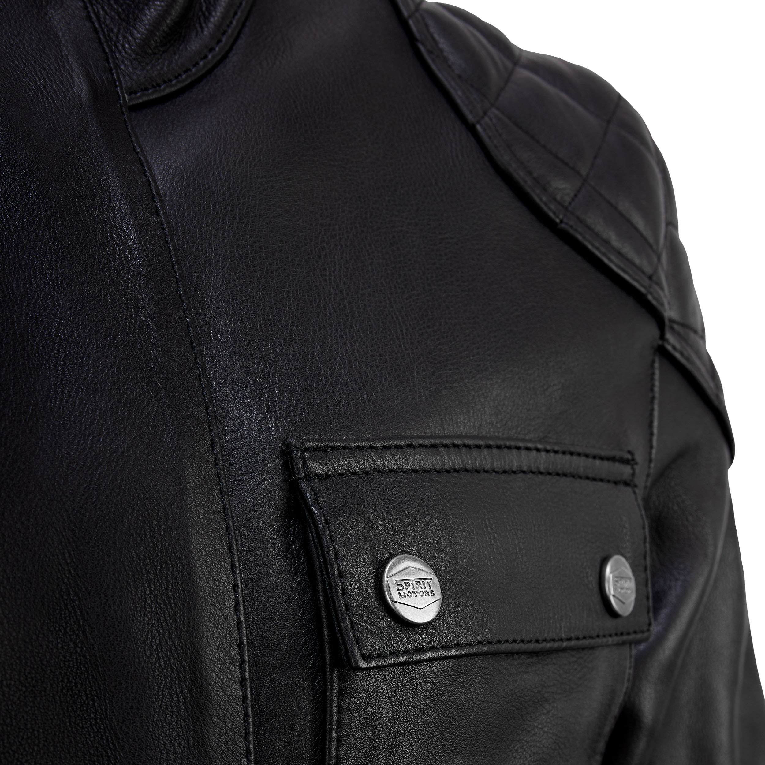 Spirit Motors-Bonnie Damen Flieger Lederjacke-0001661999001010