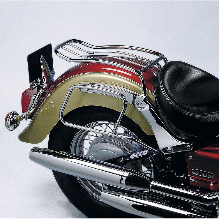 Hepco & Becker Packtaschenhalter chrom für Yamaha XVS 650 Drag Star Classic - Motorradzubehör - Motorradgepäck
