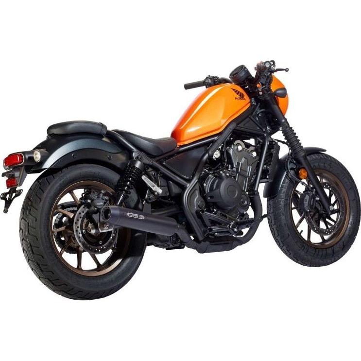 Miller Exhaust Auspuff Tapered schwarz für Honda CMX 500 Rebel 2025- - Motorradteile & Ersatzteile - Auspuff