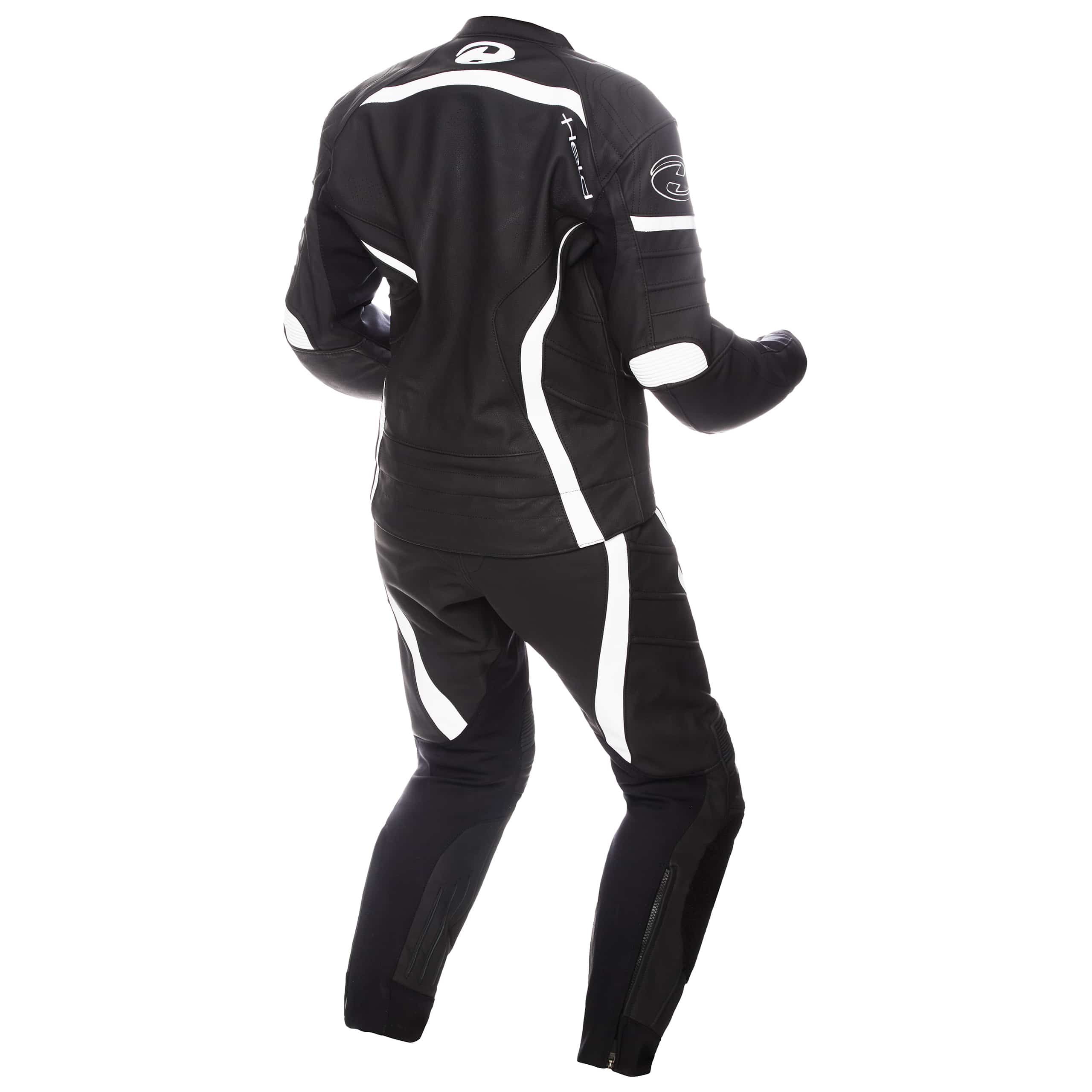 Held-Spire Lederkombi 2-tlg. schwarz/weiß 52-1207221999004307