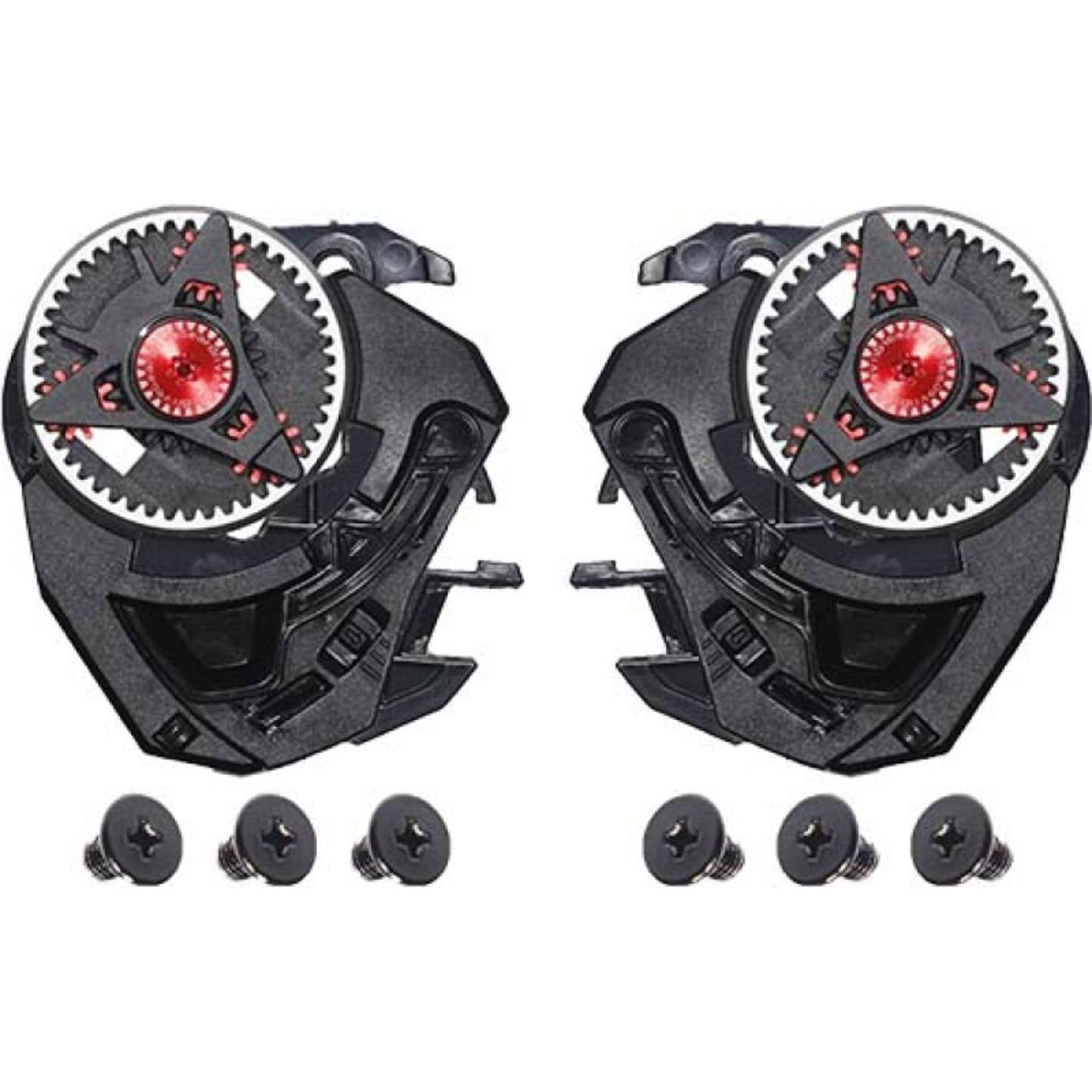 LS2-Visiermechanik inkl. Schrauben FF811 Vector II Carbon-4432061999000