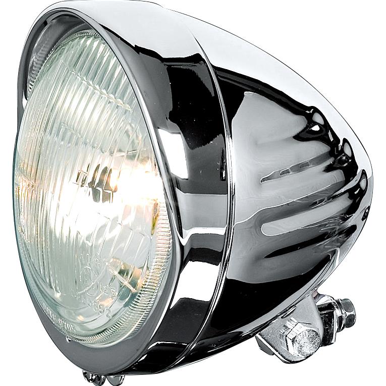 Paaschburg & Wunderlich-Old Style Hauptscheinwerfer 1-Punkt chrom-6046391033000200