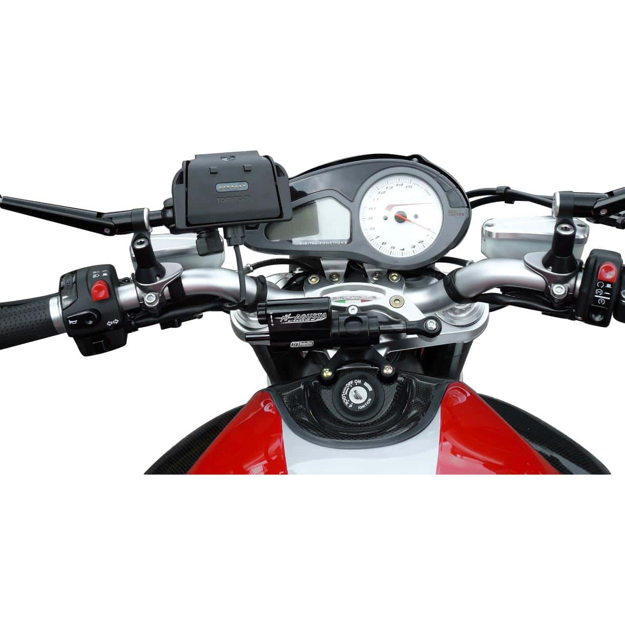 Berni`s-Geräte-/Navihalter NH1/13 1"Kugel für Rizoma Spiegel-5693191181006370