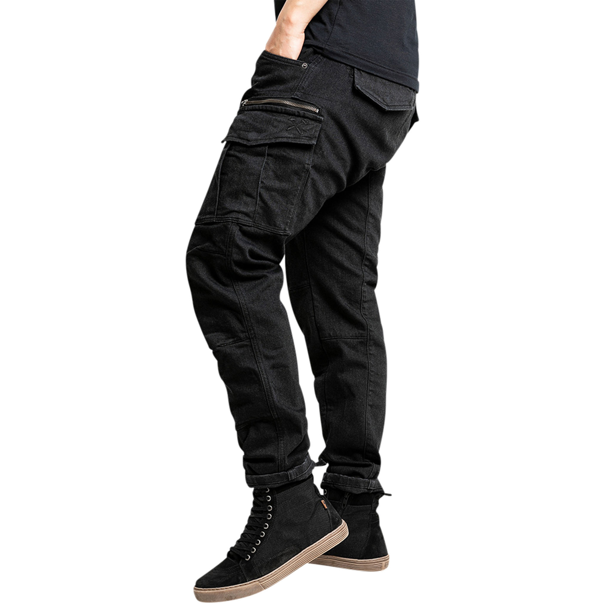 John Doe-Defender Mono Cargo Motorradhose schwarz 36/36-2100011999001269