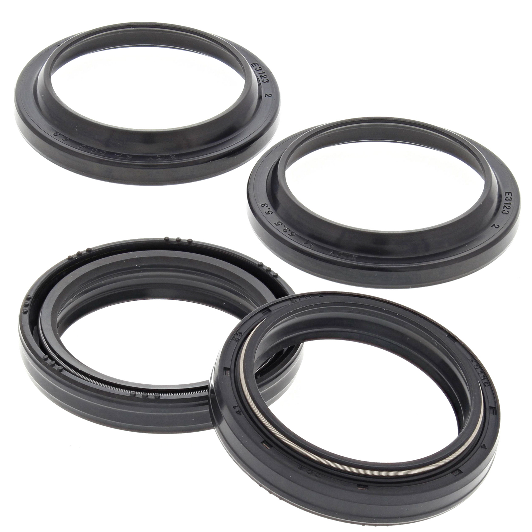 All-Balls Racing Retenes de horquilla con tapas antipolvo 56-130 41x53x8/10,5 mm