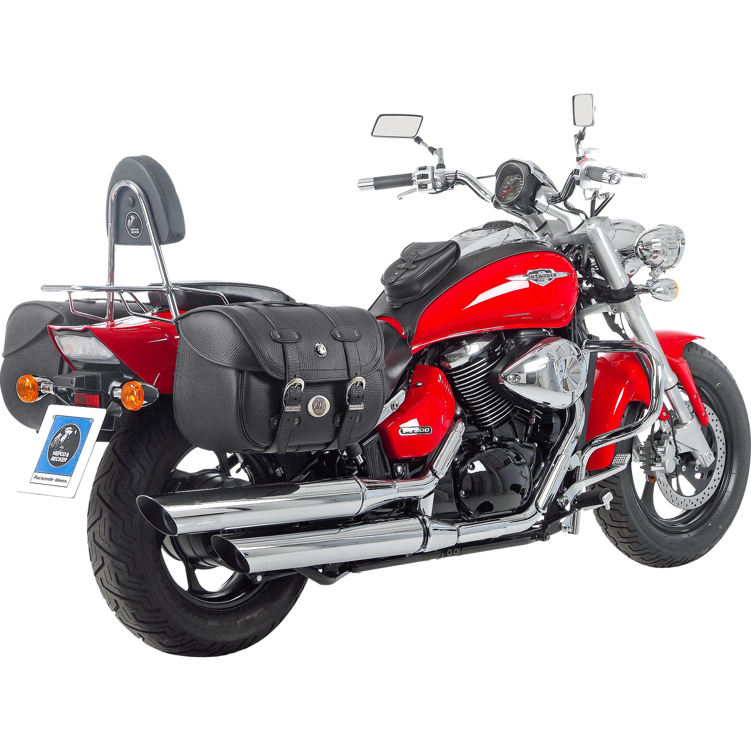 Hepco & Becker Sissybar mit Gepäckträger chrom für Suzuki M 800 Intruder - Motorradteile & Ersatzteile - Anbauteile