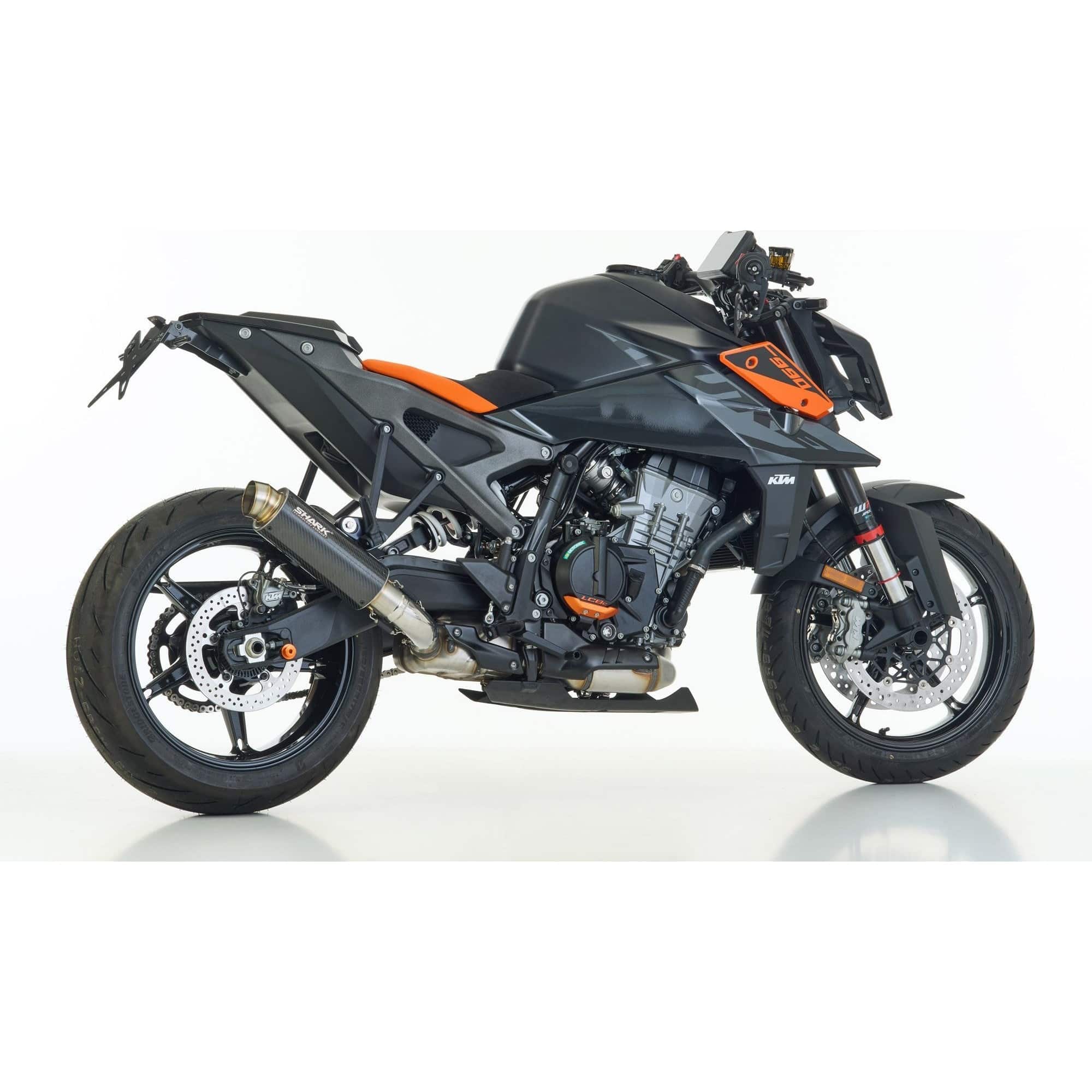 Shark exhaust Auspuff SRC4 short Carbon für KTM Duke 990 2024-