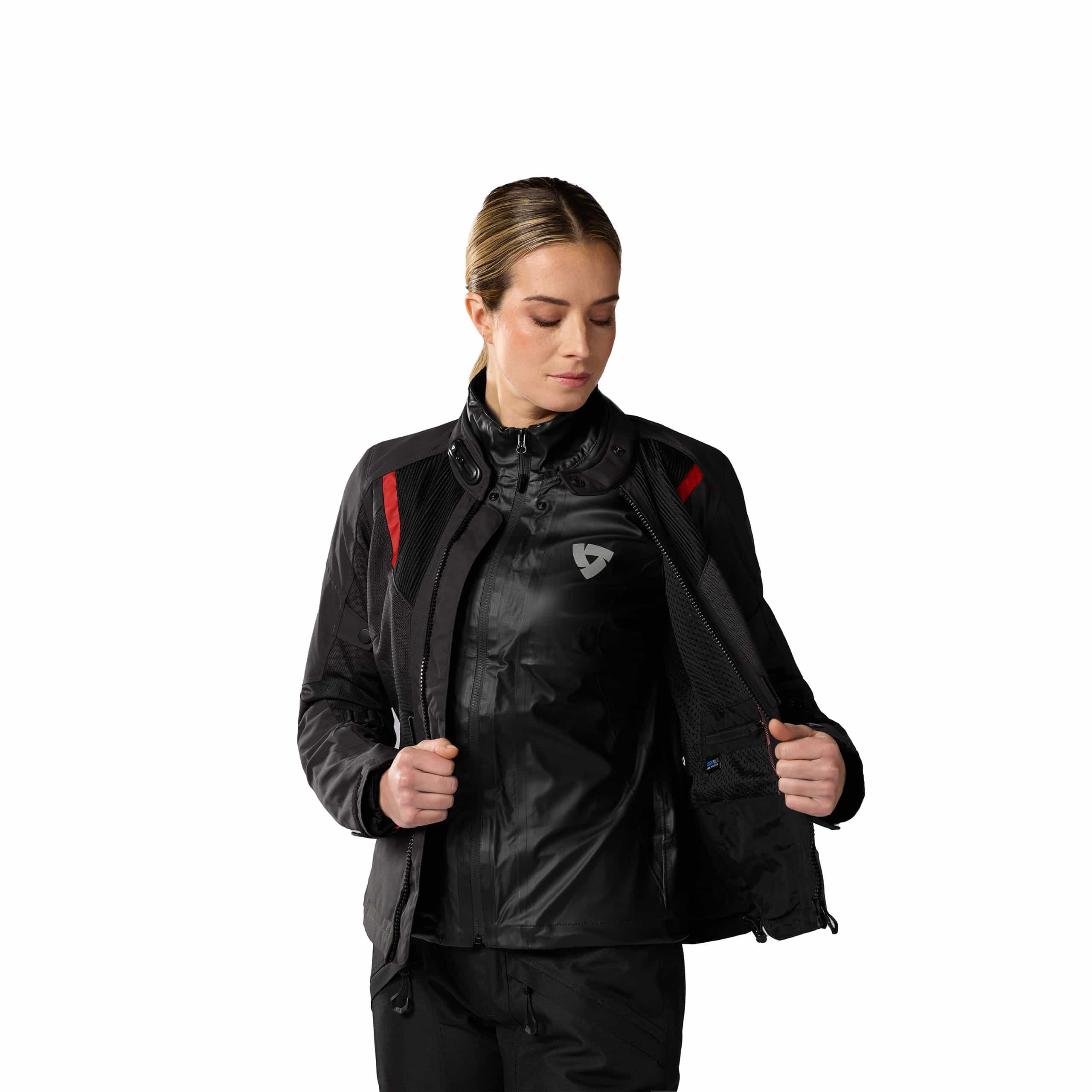REV'IT!-Levante 2 H2O Damen Textiljacke dunkelgrau 40-0000783999028301