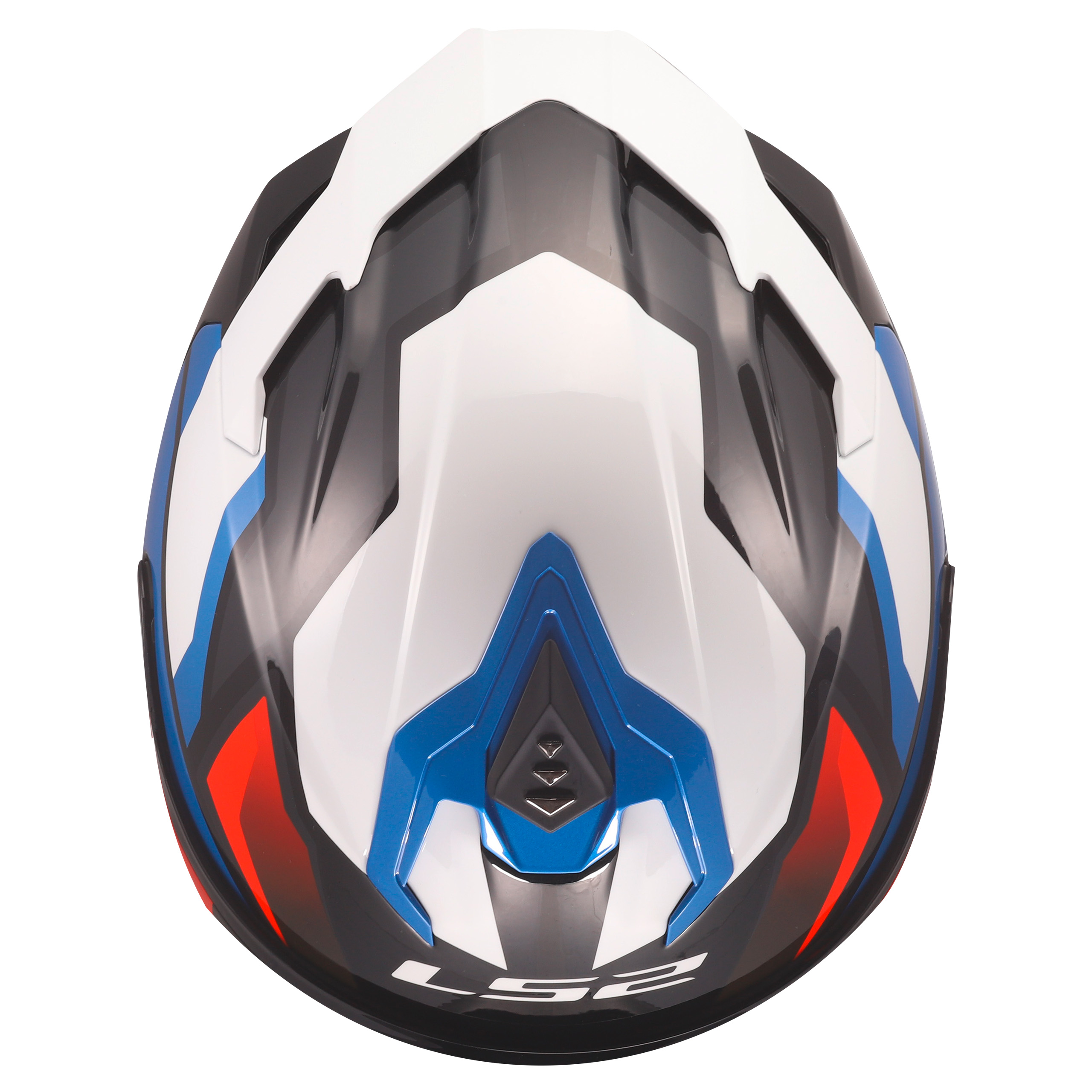 LS2-FF817 Challenger II Viper Rot/Weiß/Blau Dekor M-4603991999056009