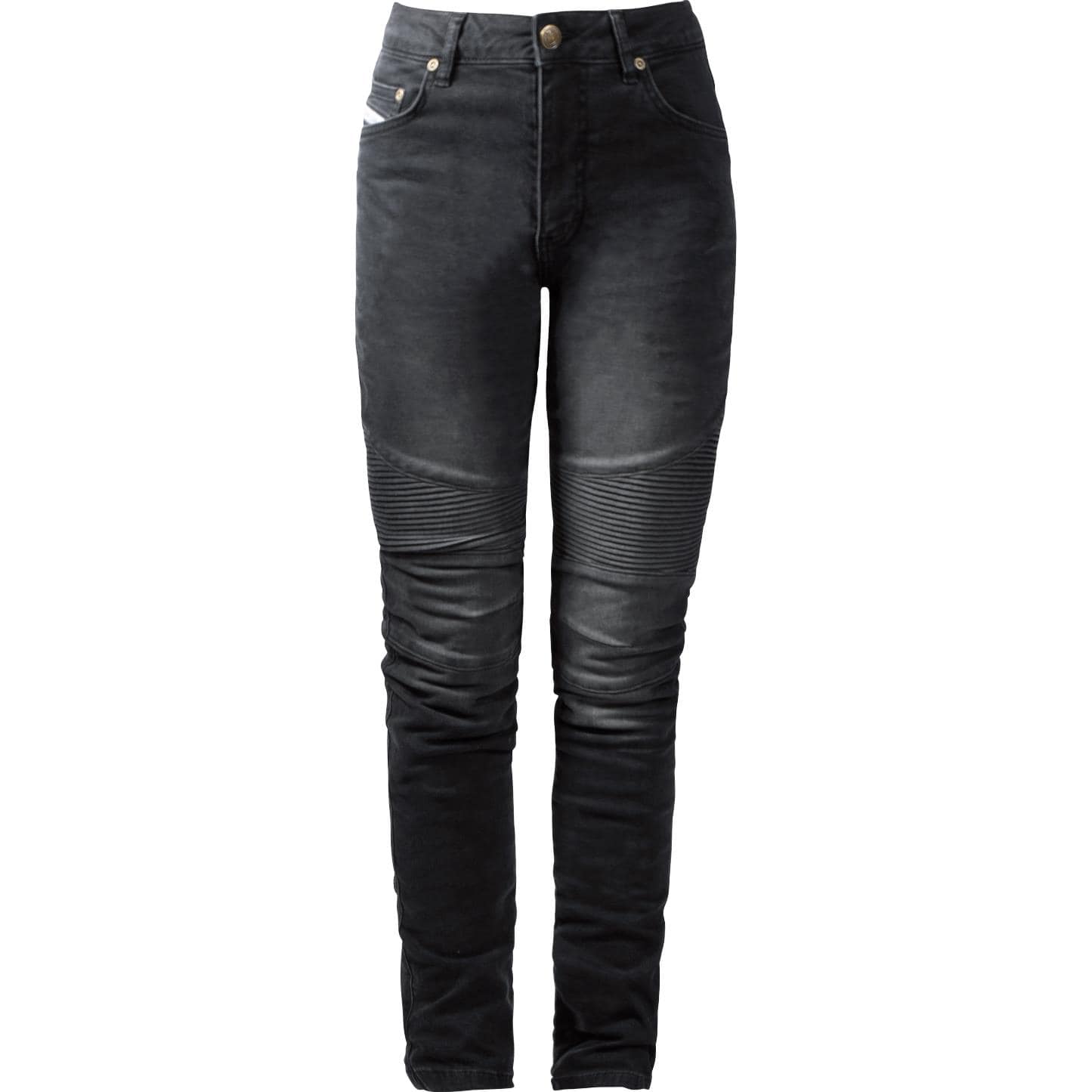 John Doe-Betty Biker Damen Jeans schwarz-2104691999001