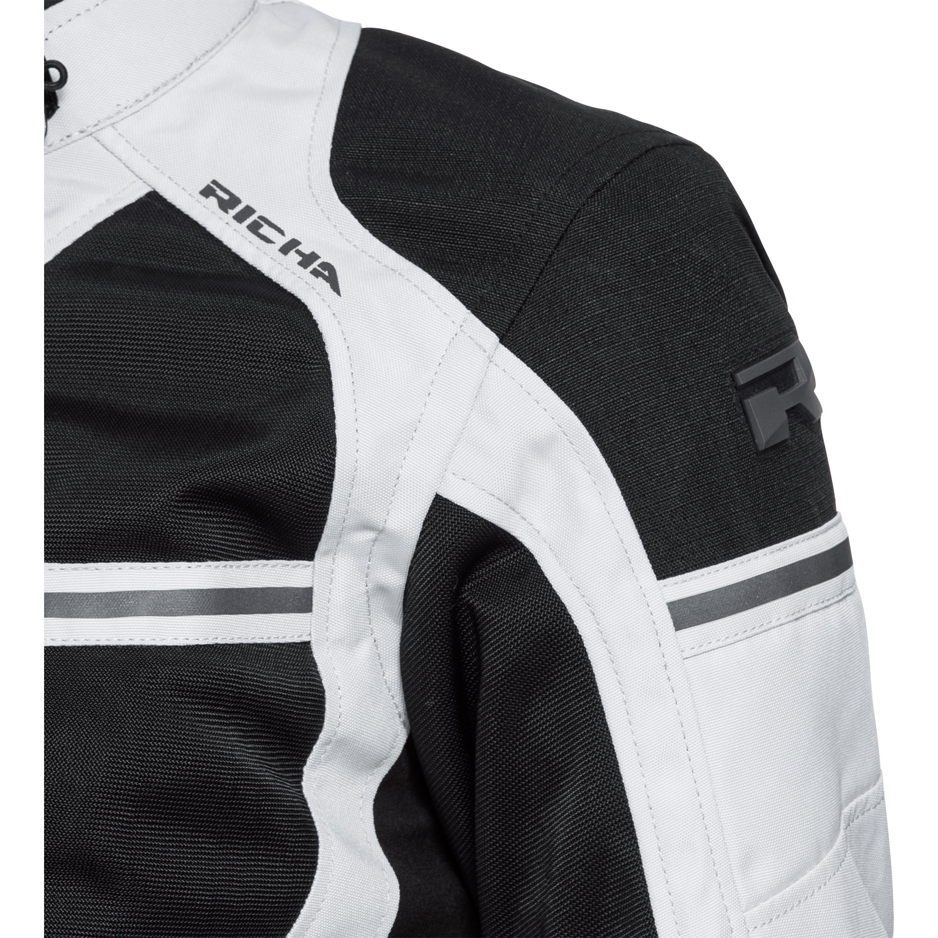 Richa-Airstream Damen Textiljacke SMU schwarz/hellgrau L-2019511999007110