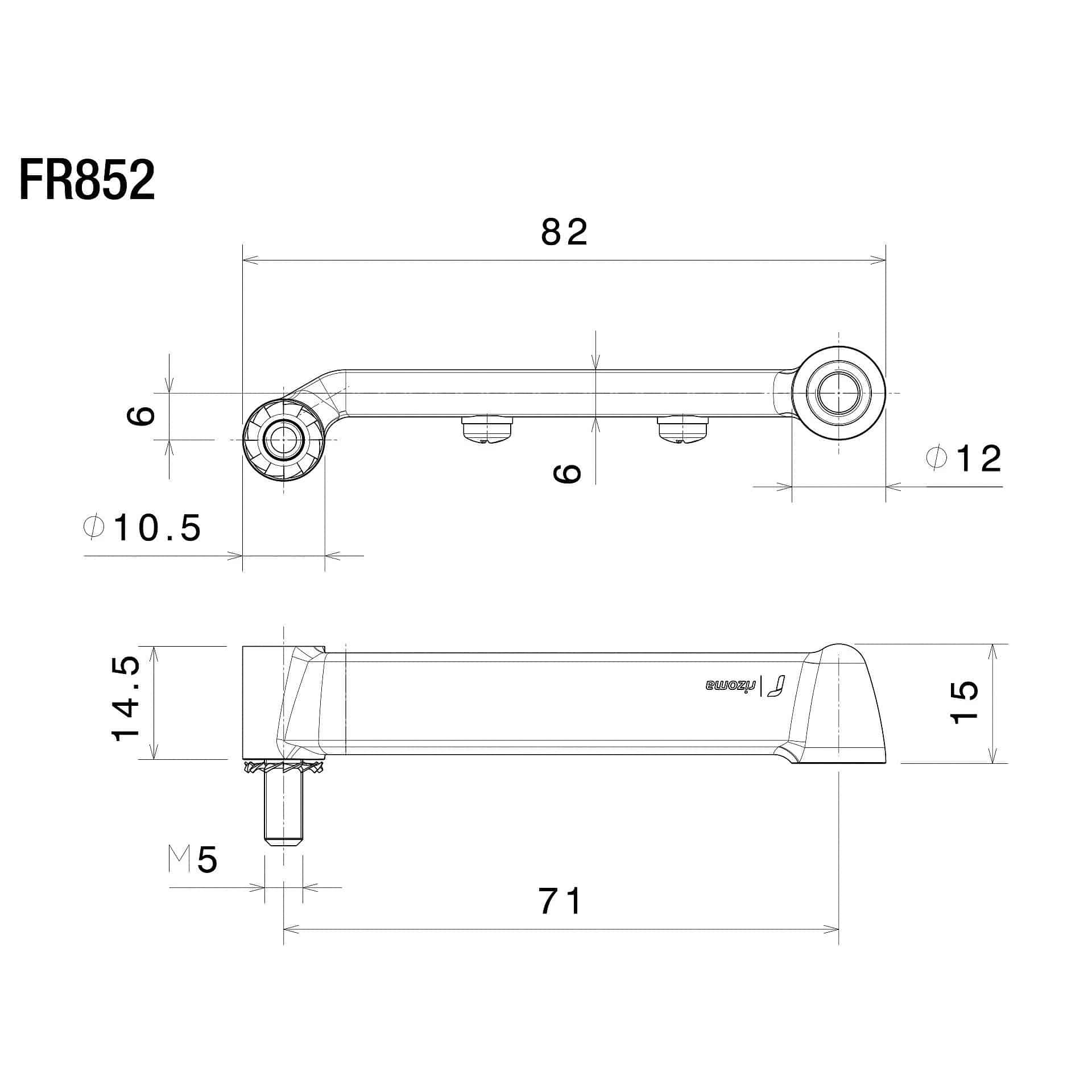 Rizoma-Montageadapterpaar für Light Unit-5737951022000270