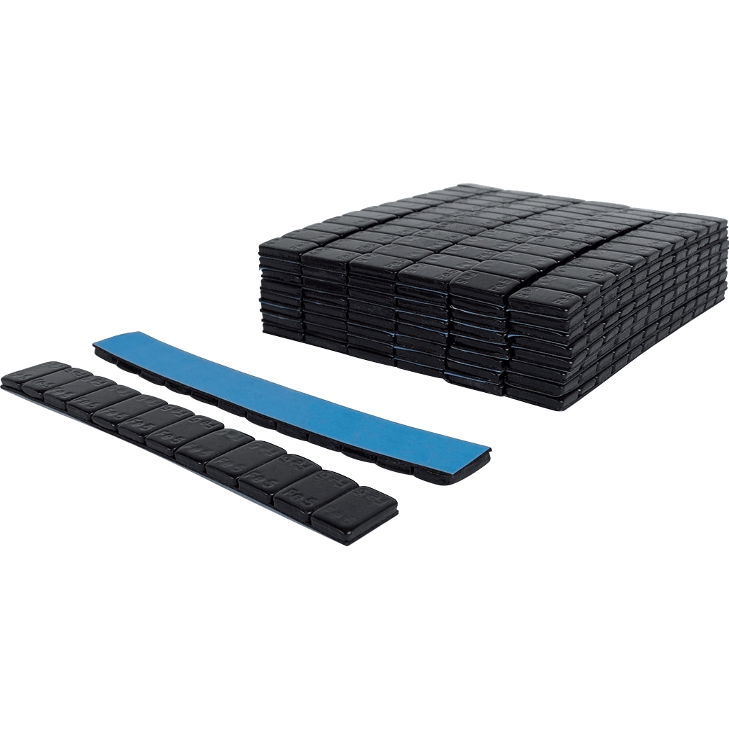 Weber Klebegewichte Box je 50 Riegel 12 x 5 g schwarz - Motorradzubehör - Werkstattzubehör