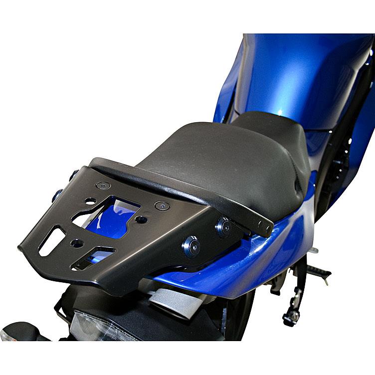 SW-MOTECH QUICK-LOCK Alu-Rack schwarz für Triumph Sprint ST/Tiger 1050 - Motorradzubehör - Motorradgepäck