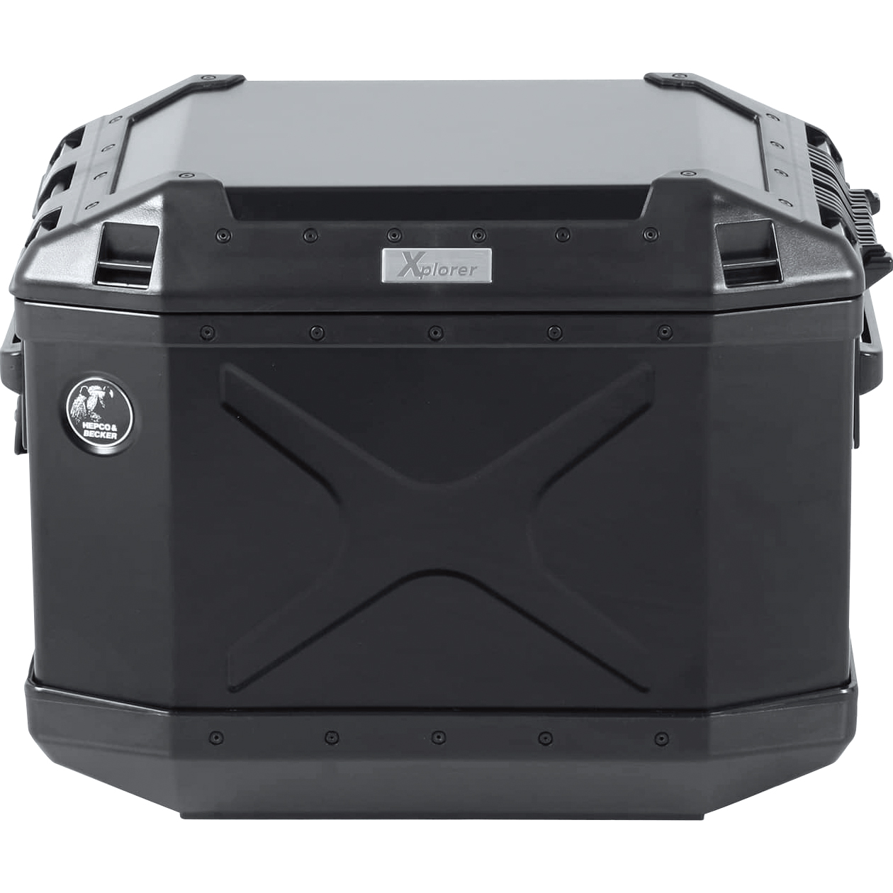 Hepco & Becker-Seitenkoffer Xplorer Aluminium 40 schwarz rechts  42 Liter-5559641201000323