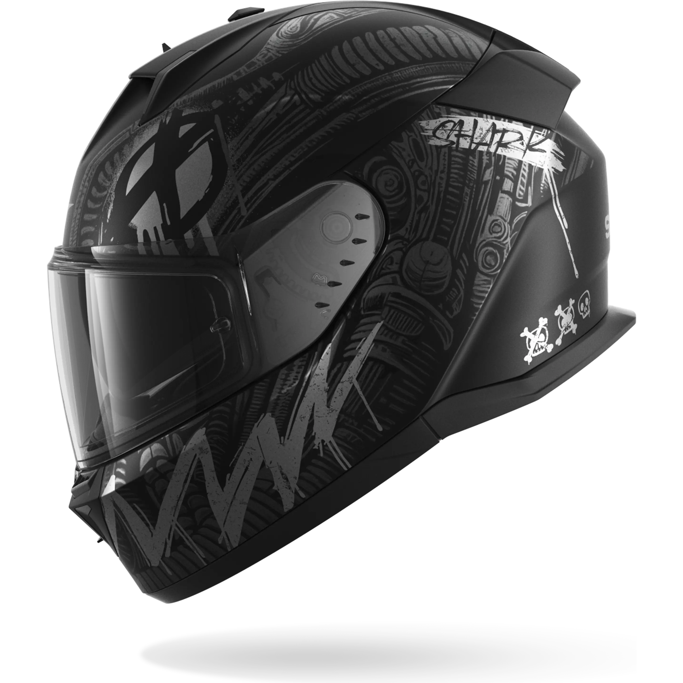 Shark helmets-D-Skwal 3 Shiver mattgrau S-4604041999038008