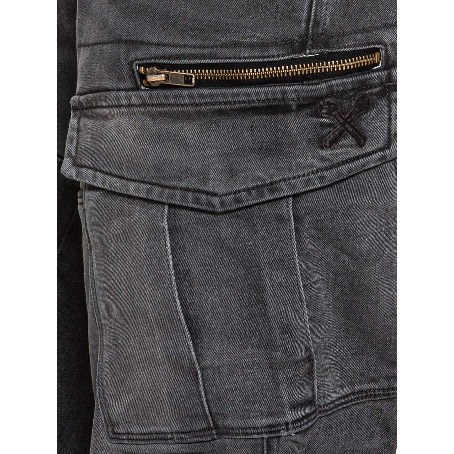 John Doe-Defender Mono Cargo Motorradhose dunkelgrau 31/34-2100011999010252