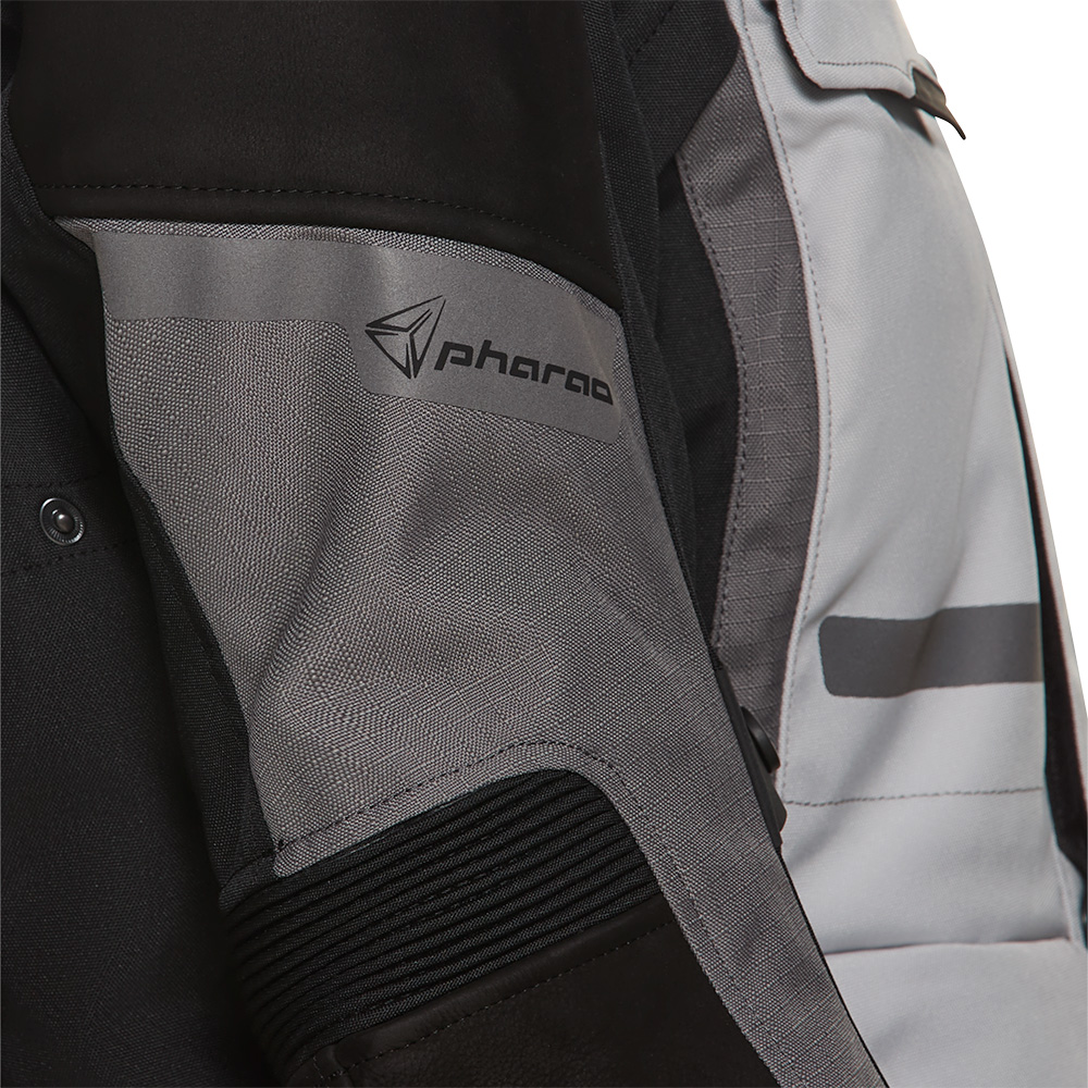 Pharao-Jucar WP Damen Leder-/Textiljacke schwarz/grau-0000858003048