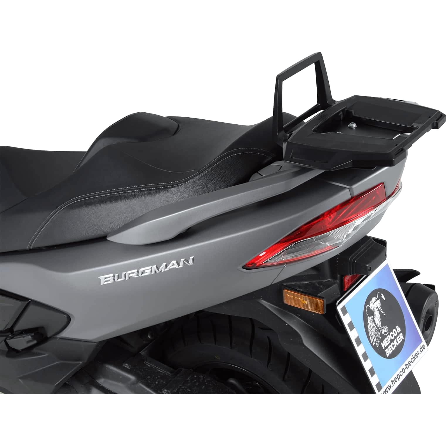 Hepco & Becker Alurack Gepäckbrücke schwarz für Suzuki AN 400 Burgman 2017- - Motorradzubehör - Motorradgepäck